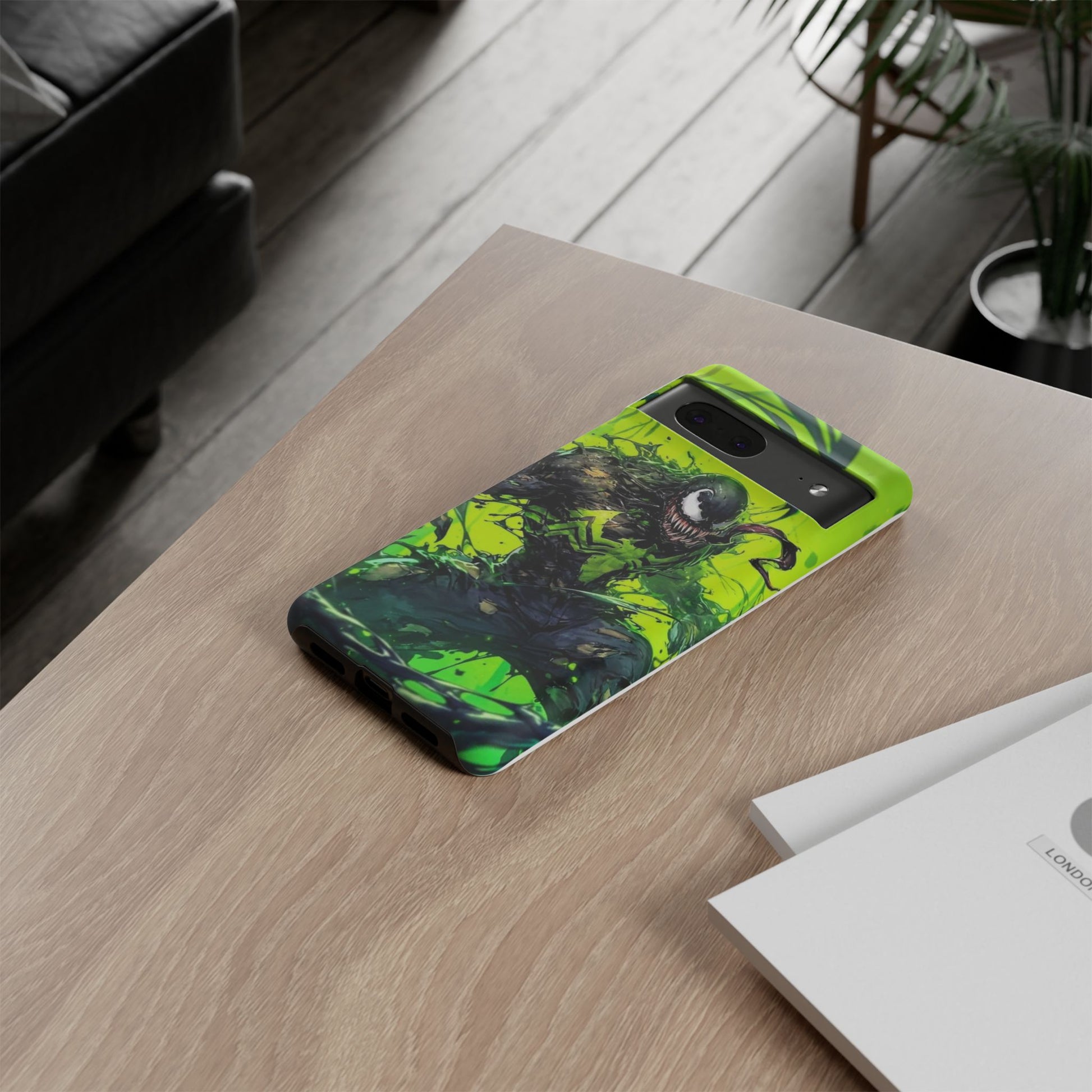 Evil Venom Phone Case, Tough Cases, Marvel Comics Phone for iPhones, Samsung, and Pixel