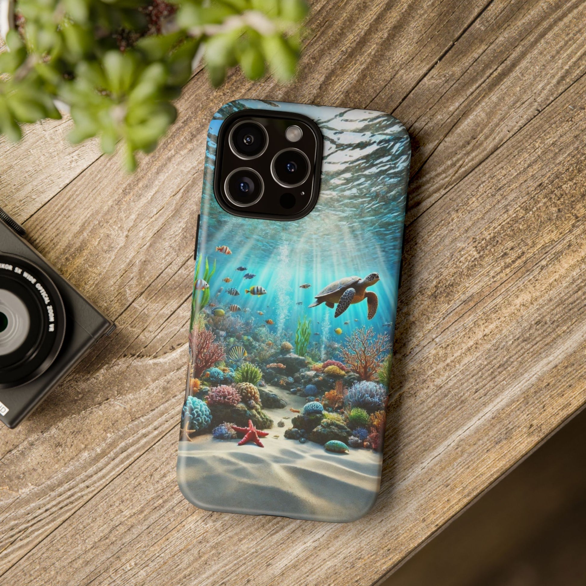 Under Sea Landscape Tough Cases for iPhones, Samsung, and Pixel