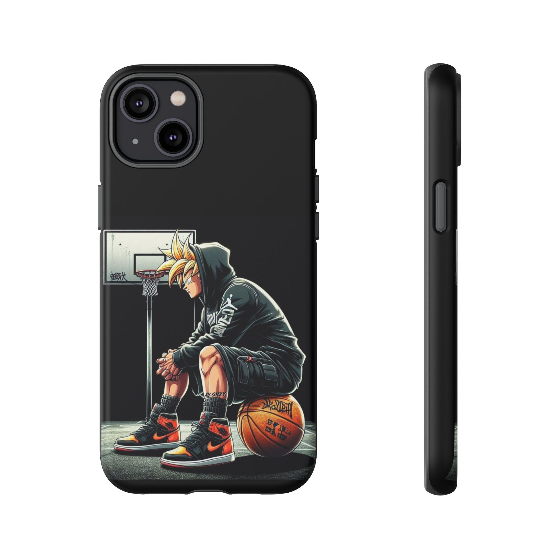 Son Goku Basketball Tough Cases for iPhones, Samsung, and Pixel