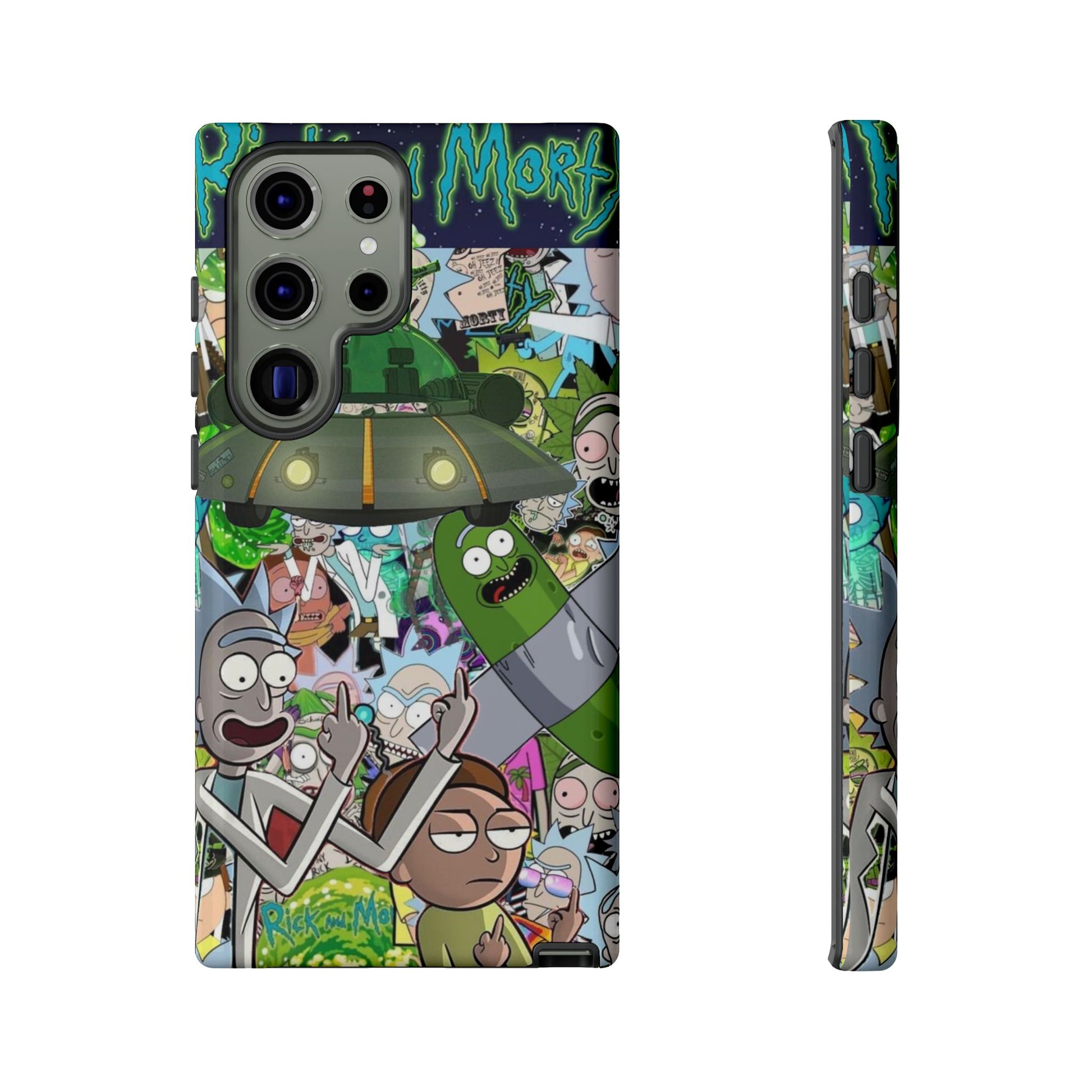 Rick and Morty Phone Case, Tough Cases for iPhones, Samsung, and Pixel