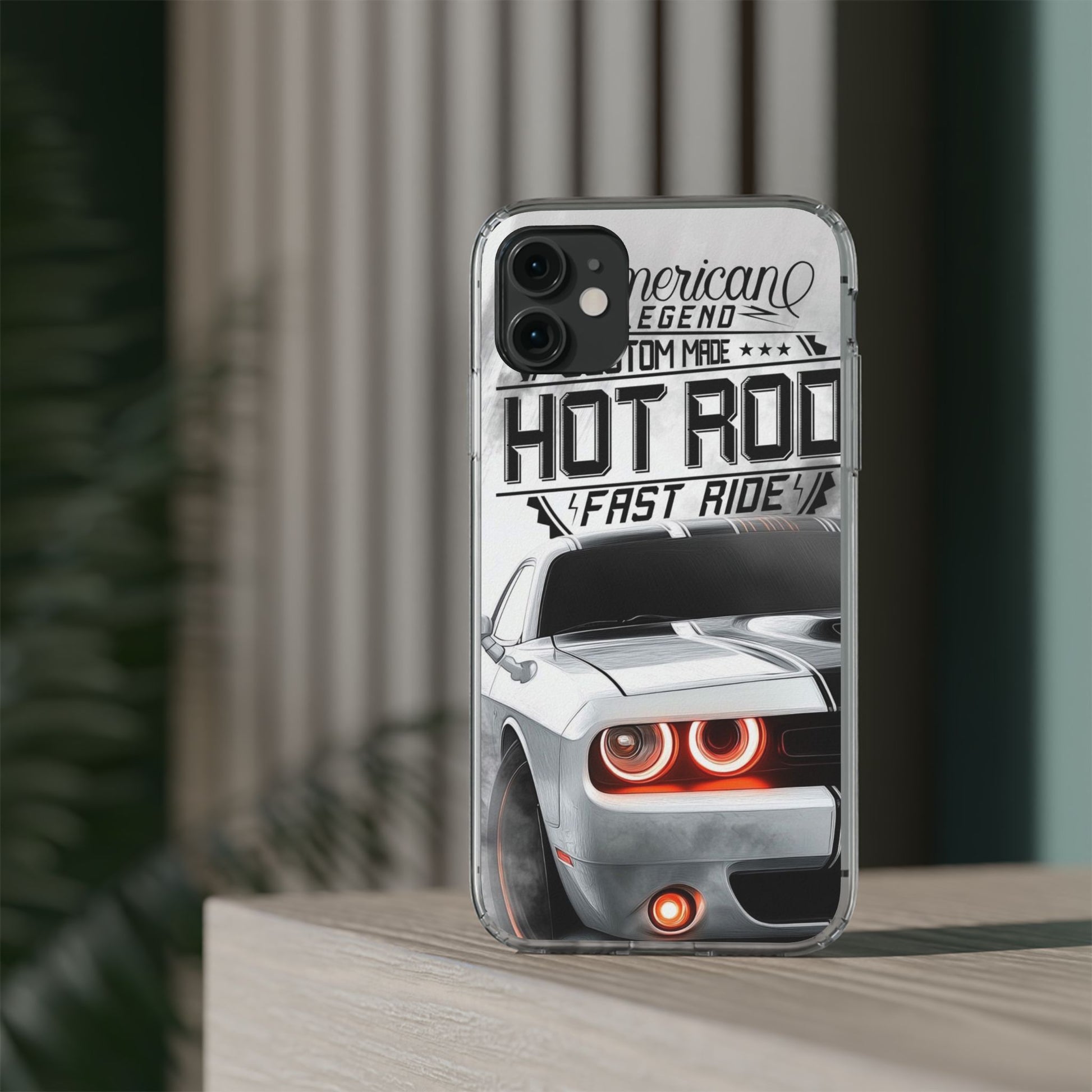 American Hot Rod Hell Cat Case for iPhone and Samsung phone
