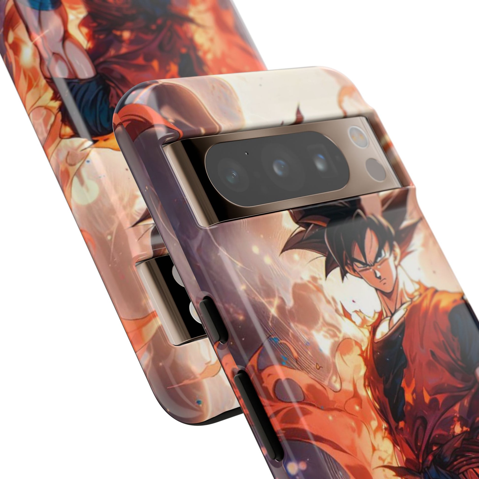 Anime Manga Dragon Ball Z Goku Tough Cases for iPhones, Samsung, and Pixel