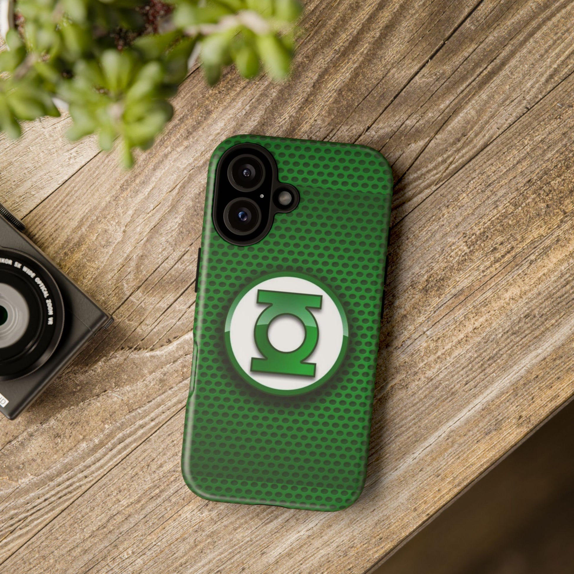 Green Lantern Logo Phone Case, Tough Cases, DC Case for iPhones, Samsung, and Pixel