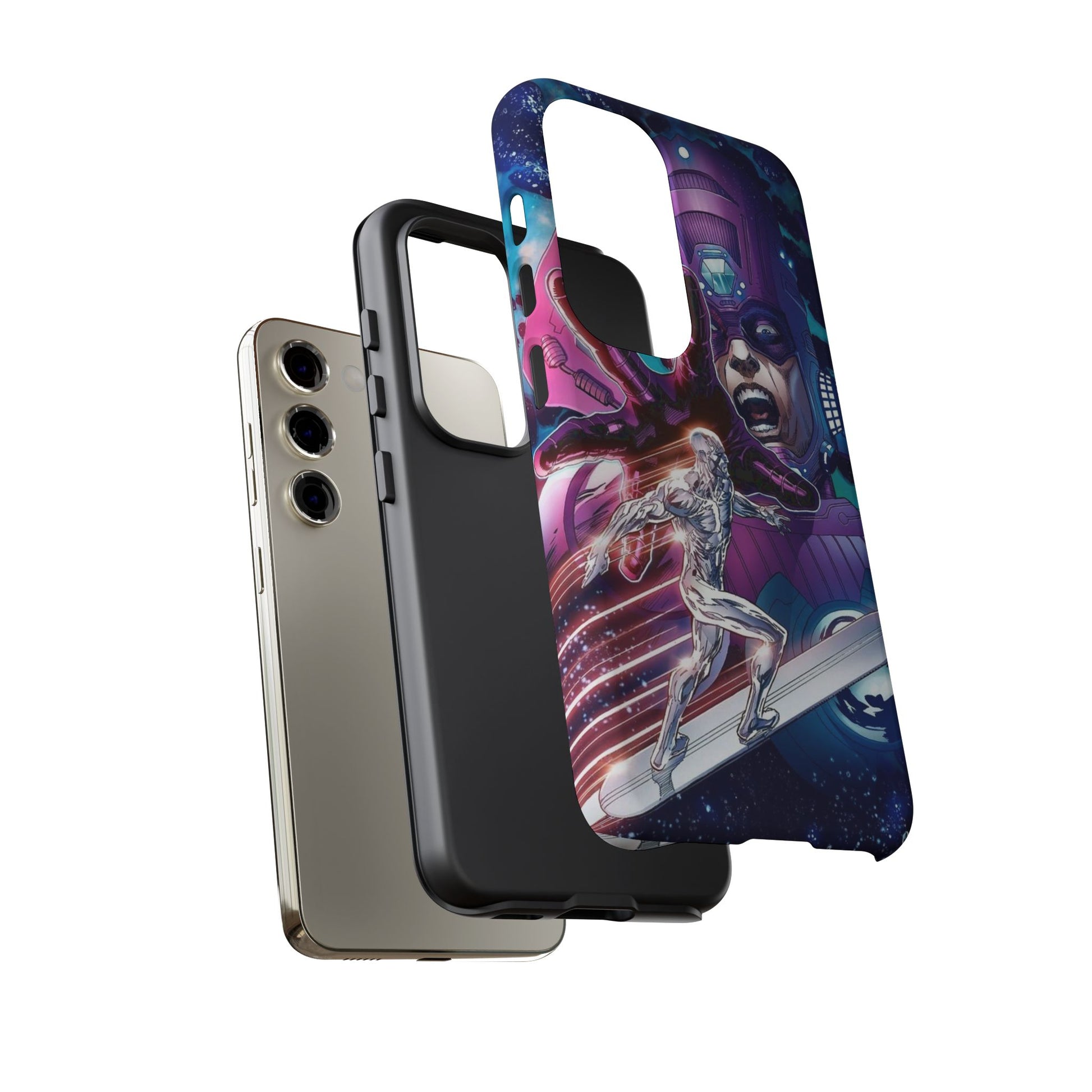 Galactus x Silver Surfer Marvel Phone Case, Tough Cases for iPhones, Samsung, and Pixel