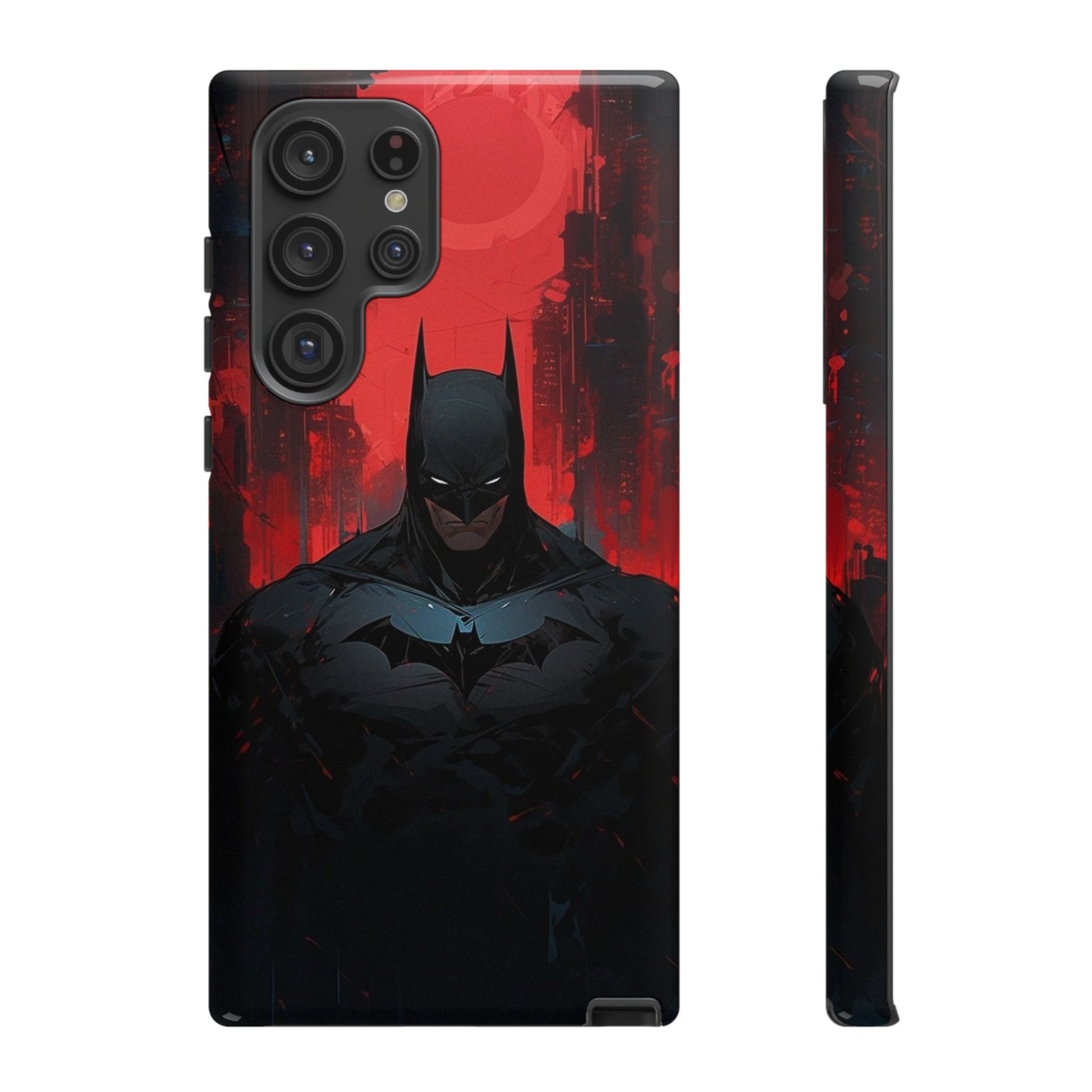 The Dark Knight Batman Tough Cases for iPhones, Samsung, and Pixel