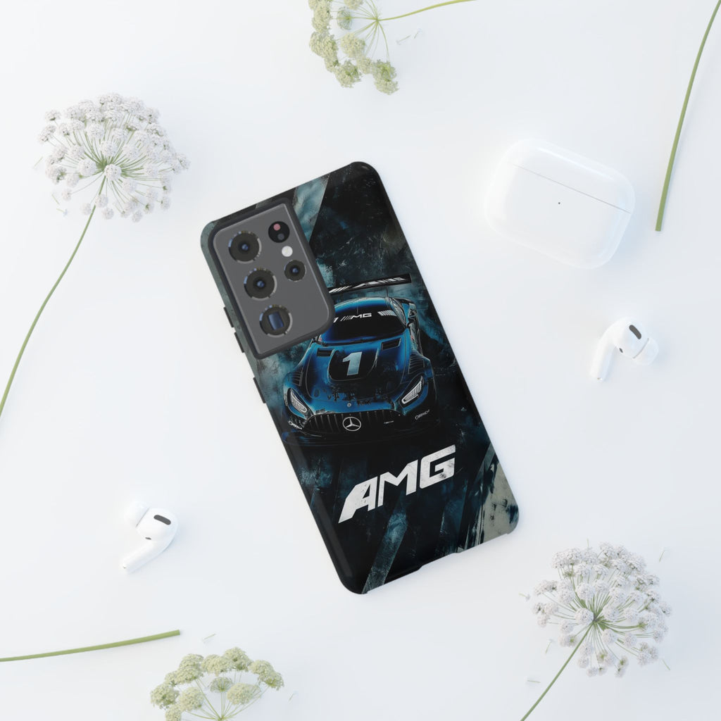 Mercedes AMG Racing Car Tough Cases for iPhones, Samsung, and Pixel