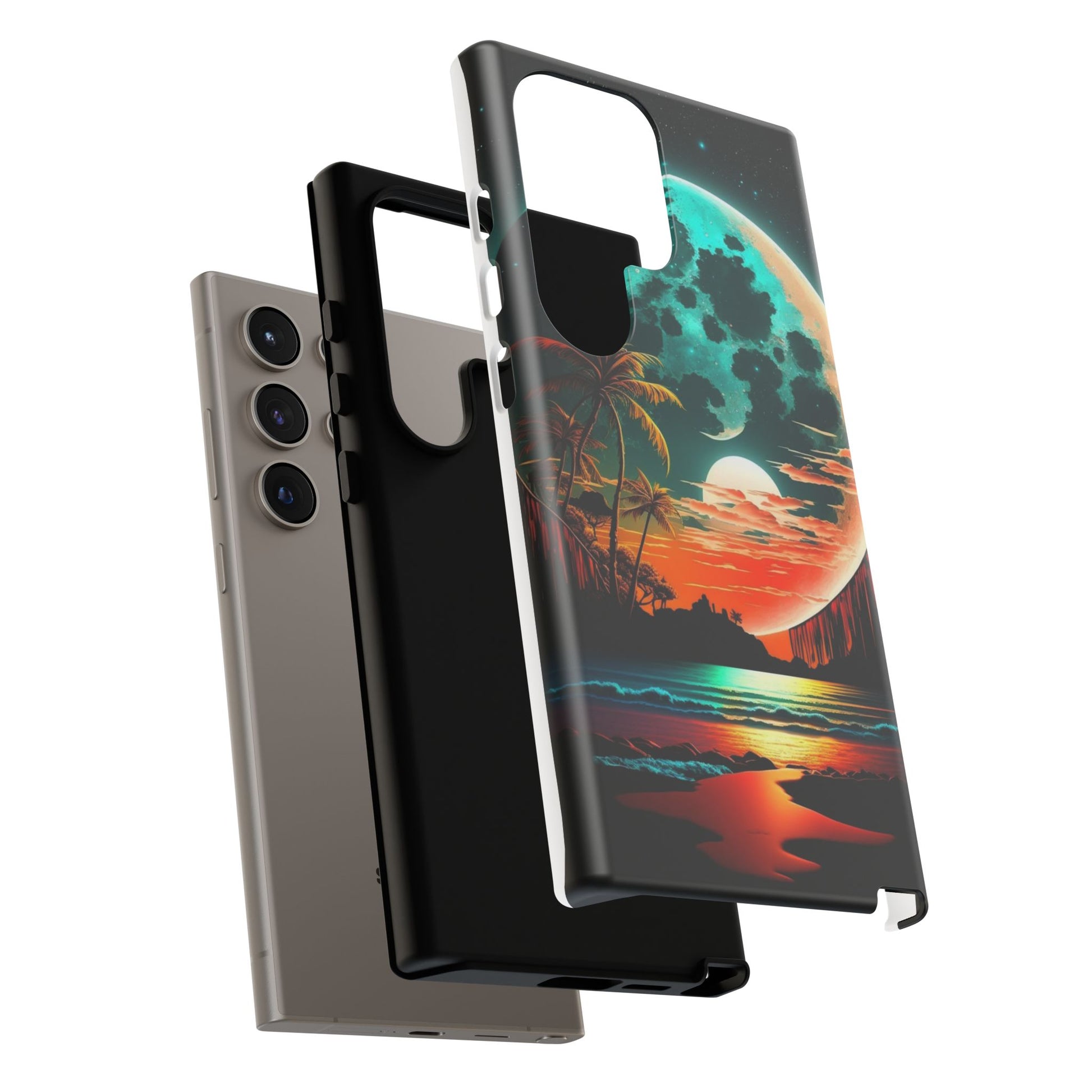 Fantasy Beach Sunset Landscape Phone Case for iPhone, Samsung Galaxy, & Pixel Phones