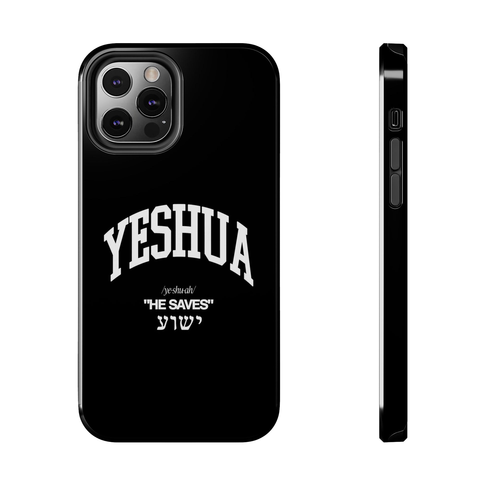 Yeshua He Saves Christian Theme Phone Cases for iPhones & Samsung Phones