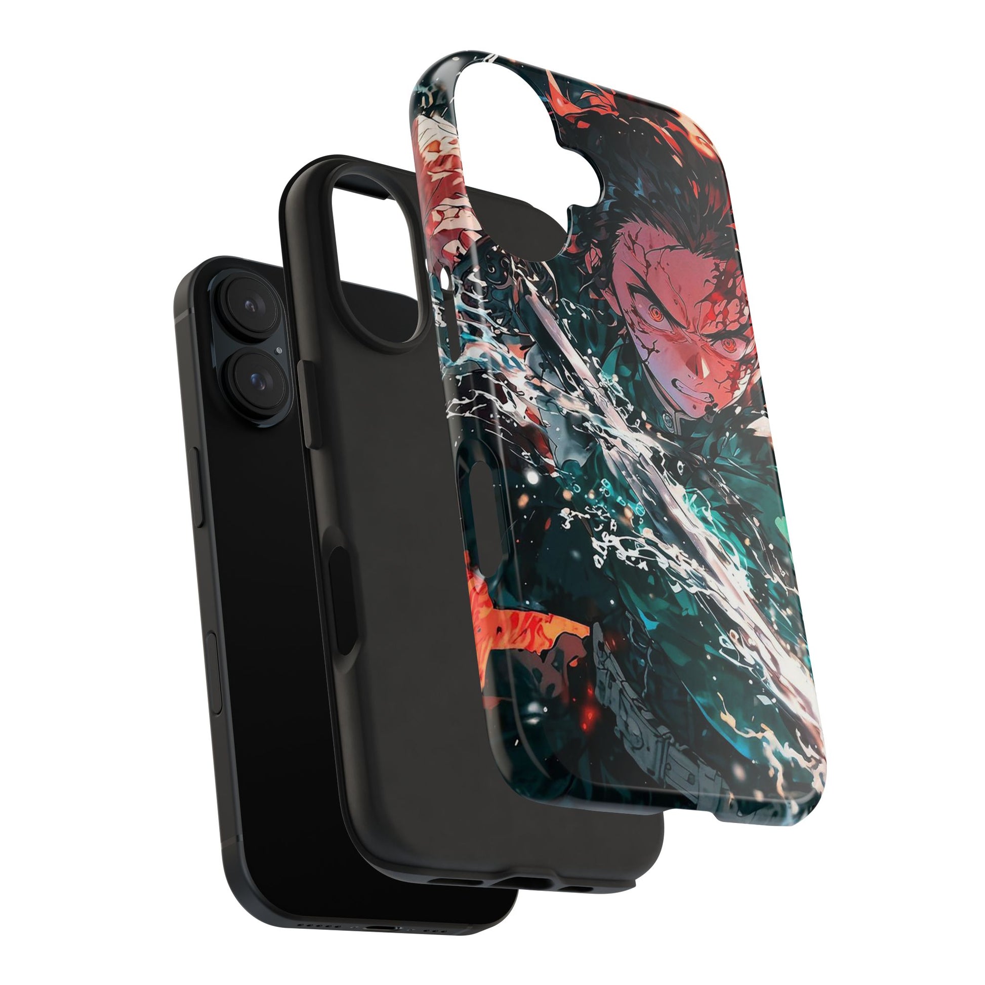 Demon Slayer Tanjiro Art Phone Case for iPhone & Samsung Galaxy Phones