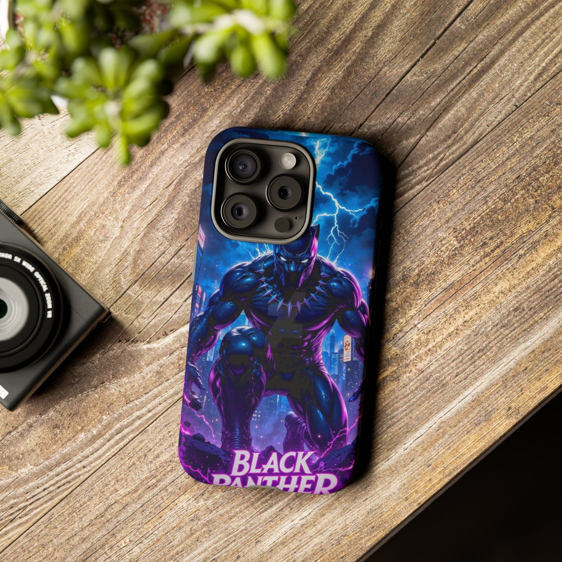Black Panther Phone Case, Tough Cases for iPhones, Samsung, and Pixel