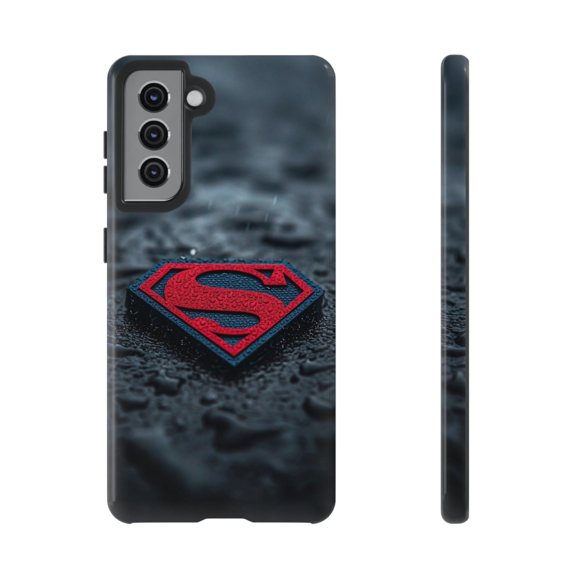 Superman Logo Tough Cases for iPhones, Samsung, and Pixel