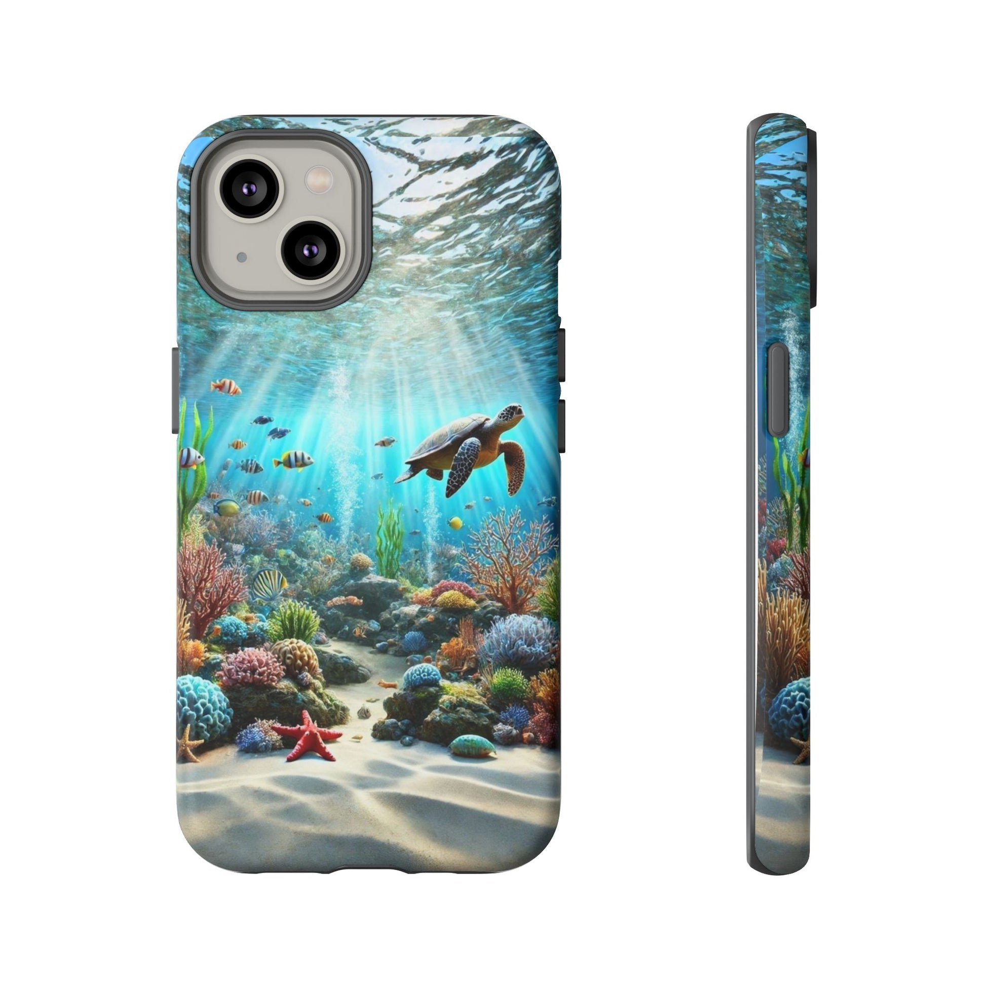 Under Sea Landscape Tough Cases for iPhones, Samsung, and Pixel