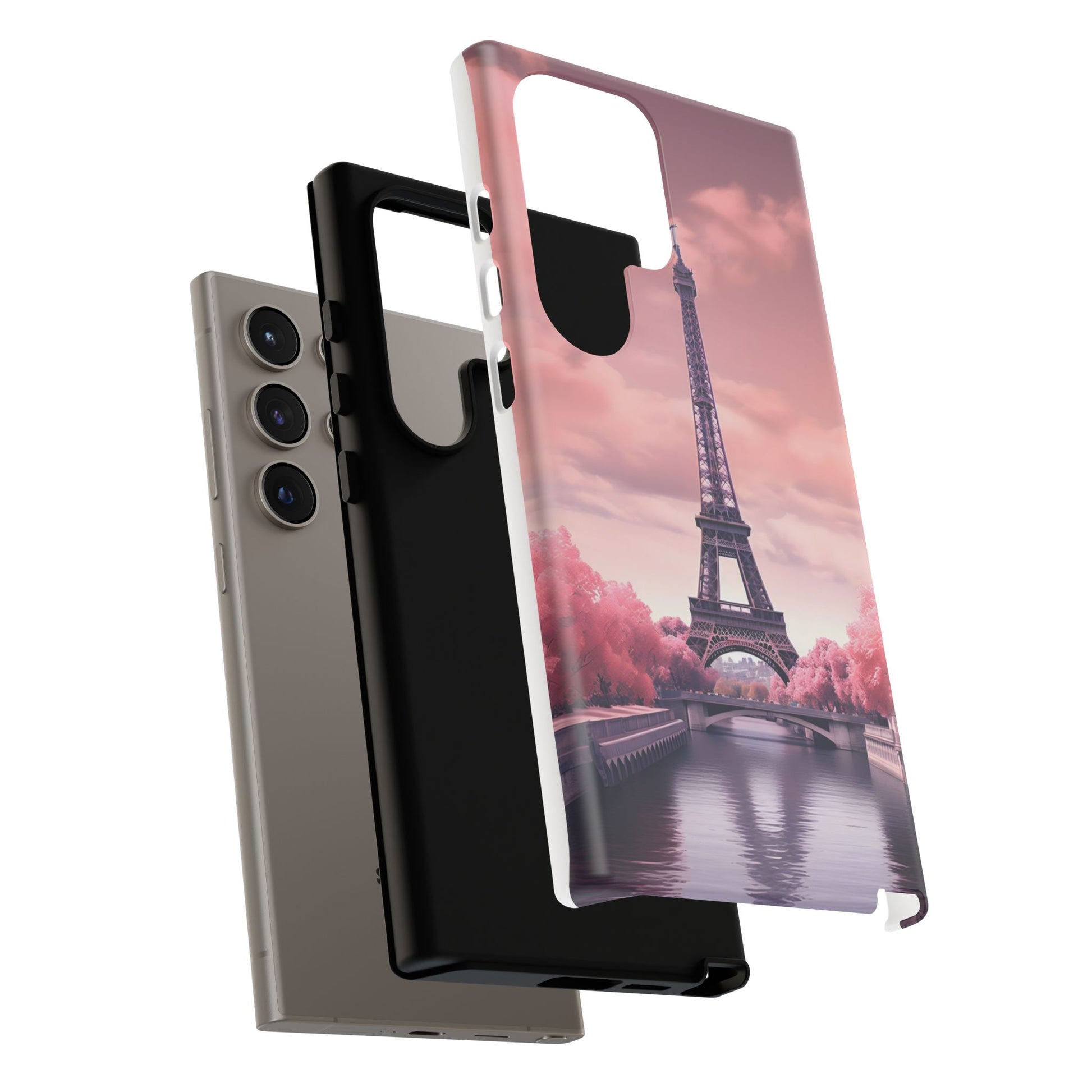 Eiffel Tower Paris Tough Cases for iPhones, Samsung, and Pixel