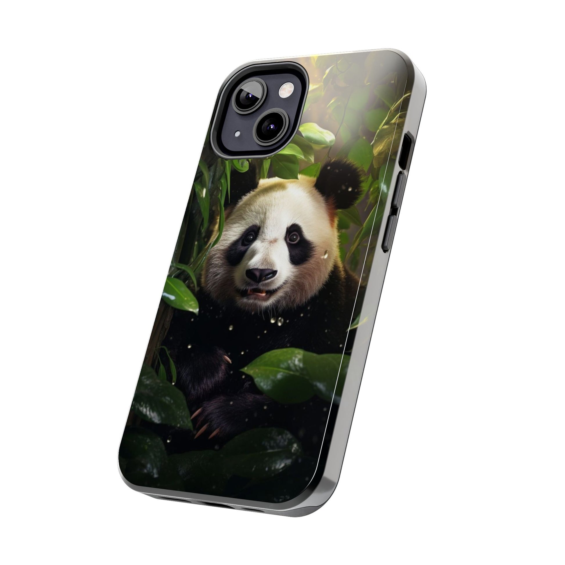 Smiling Panda Theme Phone Cases for iPhones & Samsung Phones