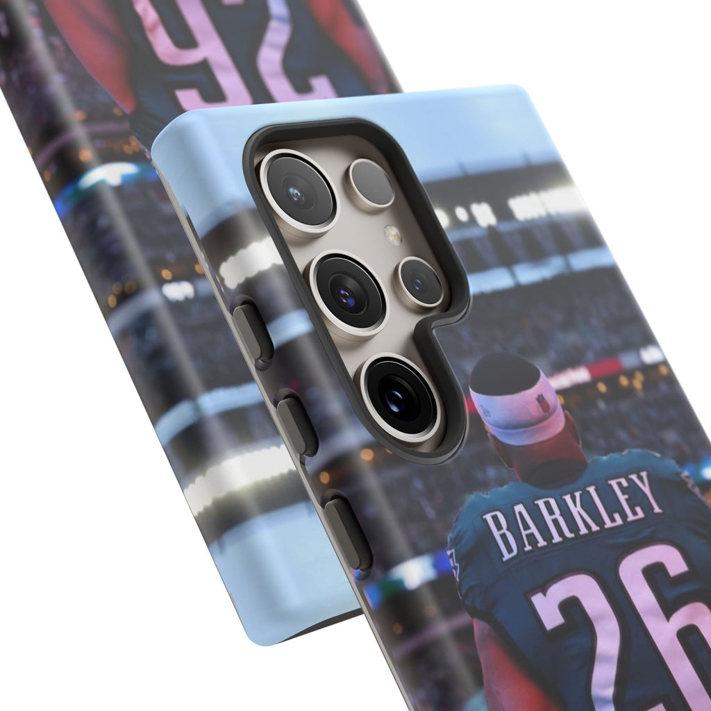 Eagles Football Saquon Barkley Tough Cases for iPhones, Samsung, and Pixel