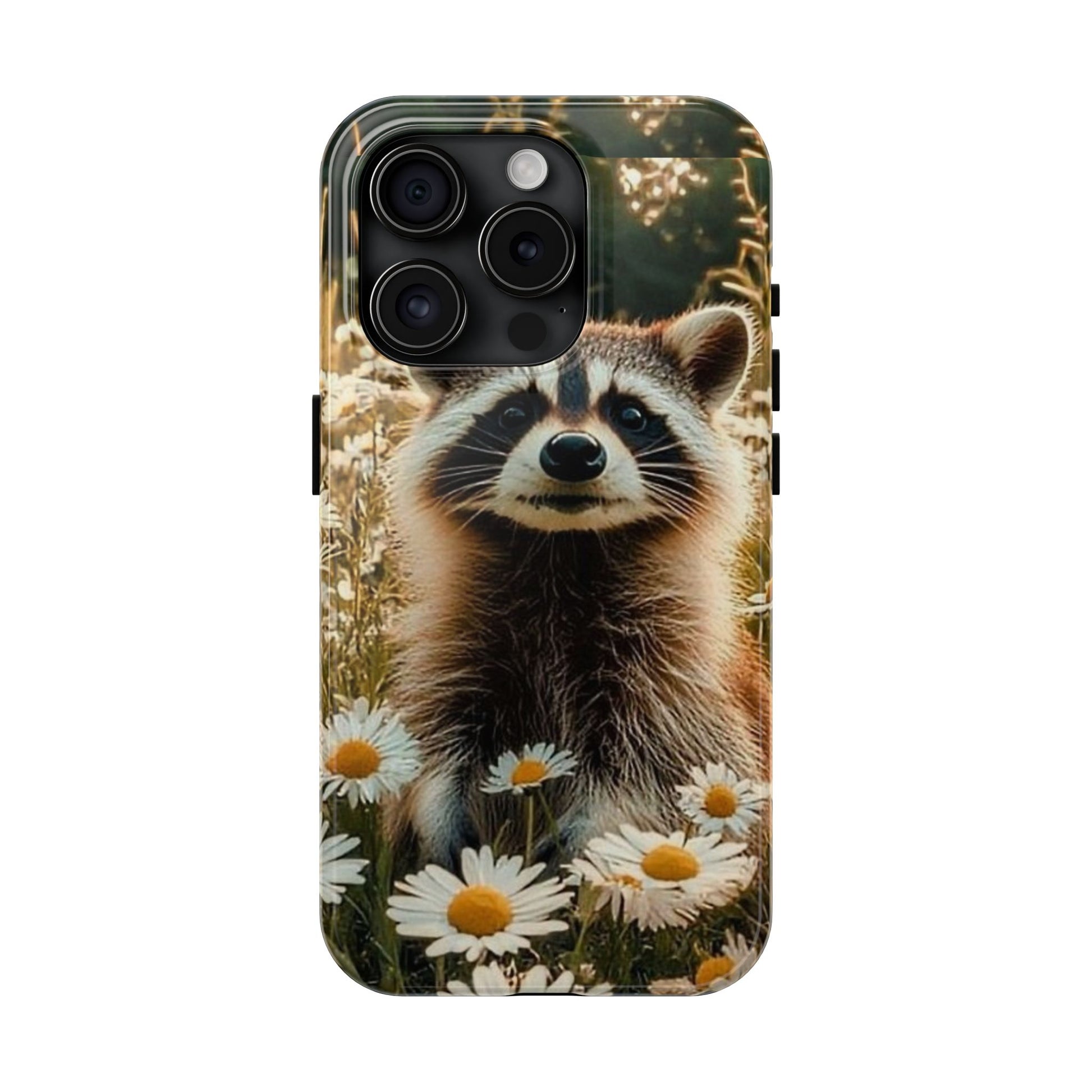 Cute Raccoon Theme Phone Cases for iPhones & Samsung Phones