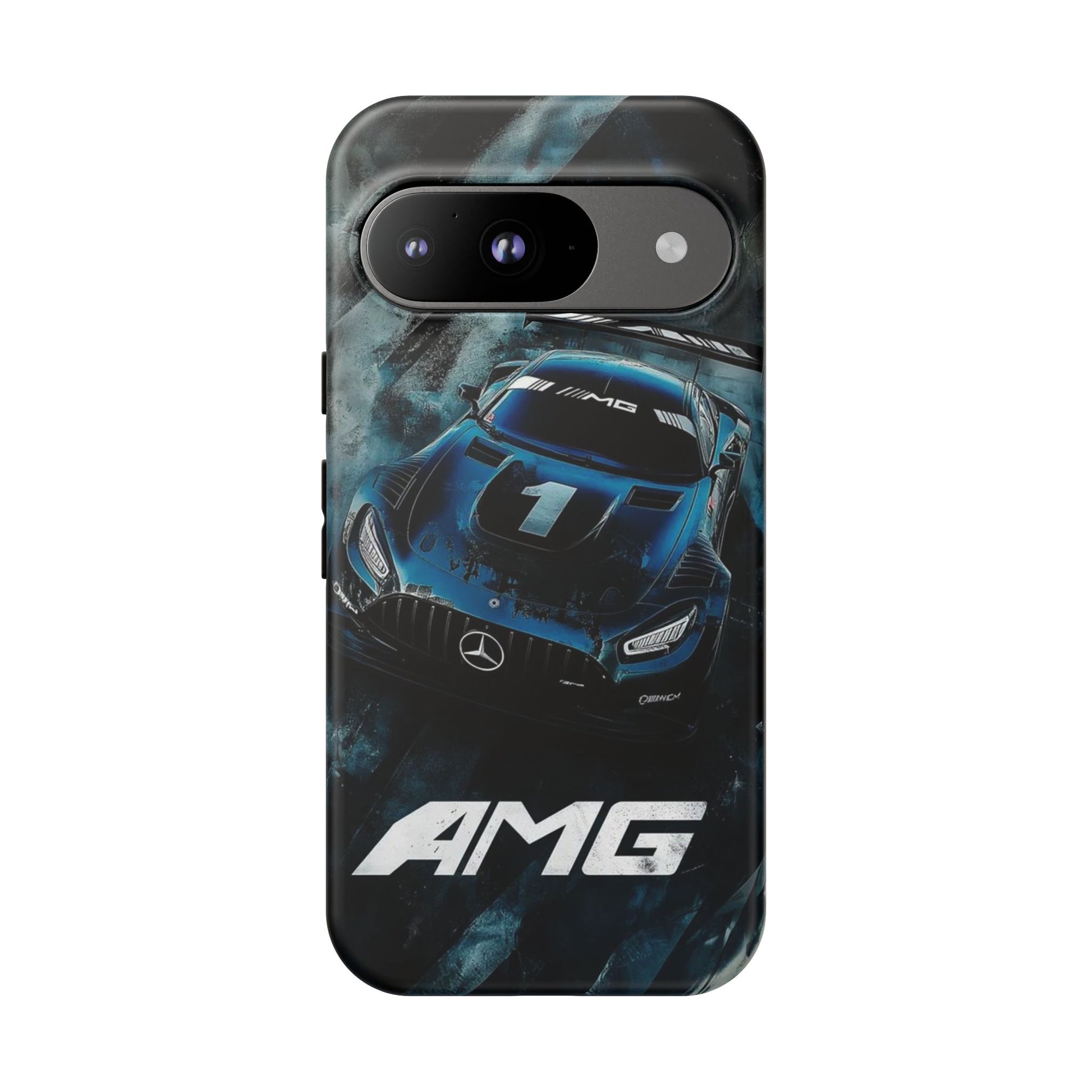 Mercedes AMG Racing Car Tough Cases for iPhones, Samsung, and Pixel
