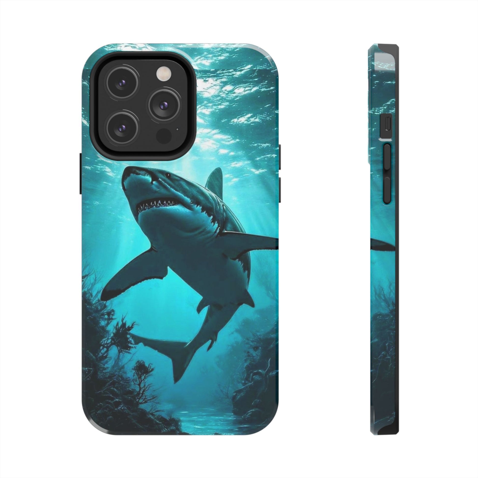 Killer Shark Theme Phone Cases for iPhones & Samsung Phones