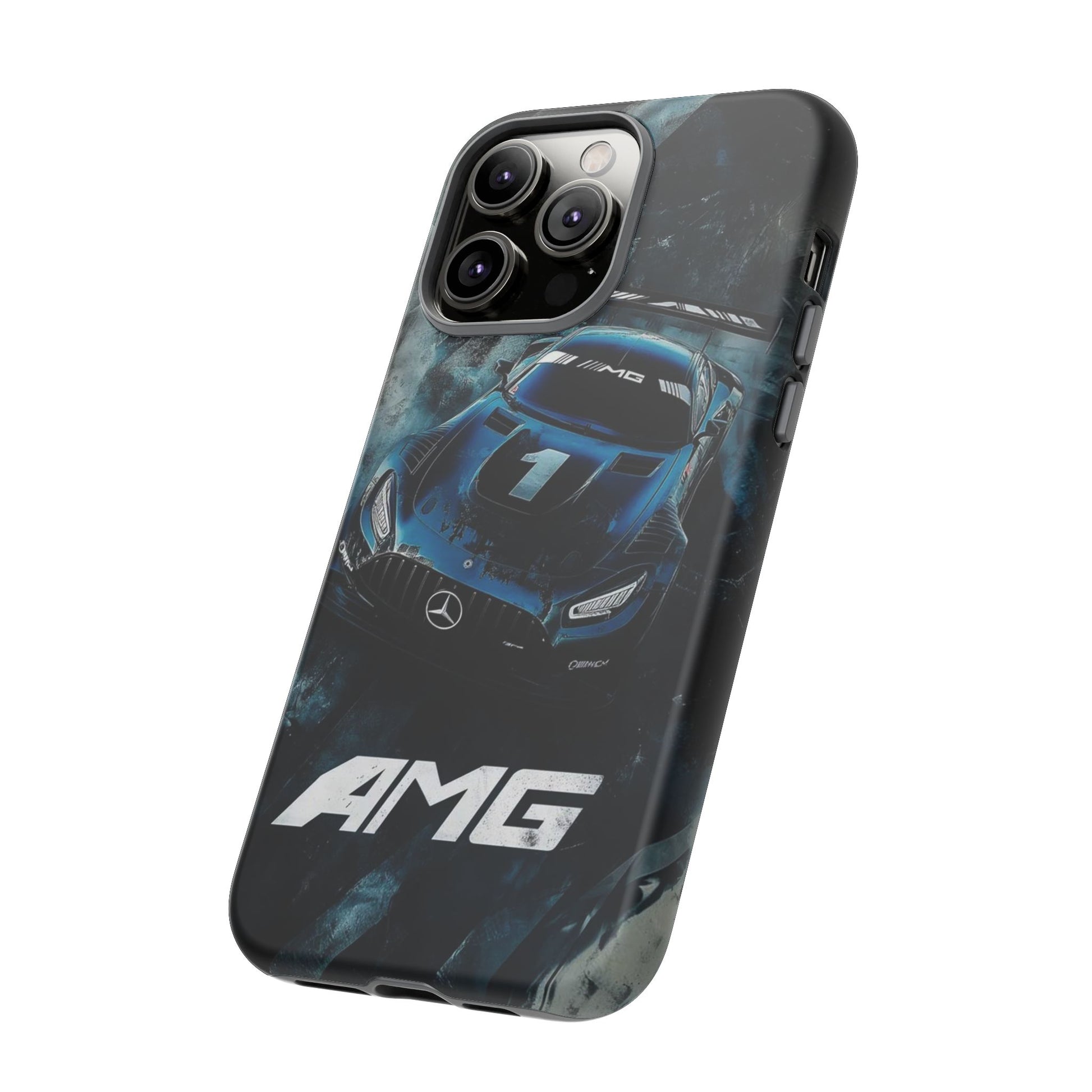 Mercedes AMG Racing Car Tough Cases for iPhones, Samsung, and Pixel