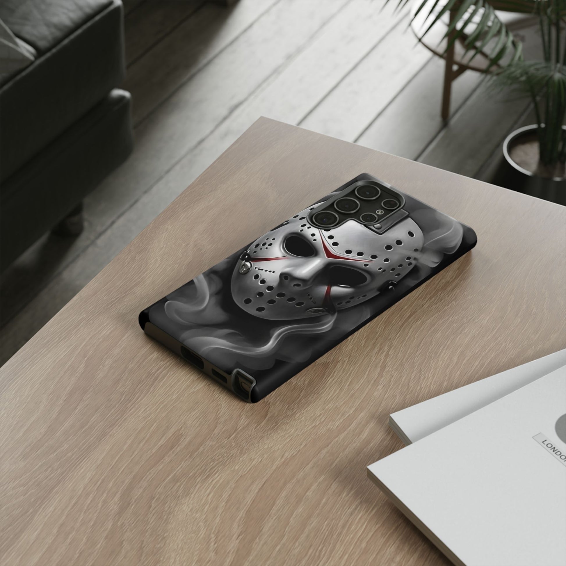 Friday the 13th Jason's Mask Tough Cases for iPhones, Samsung, and Pixel