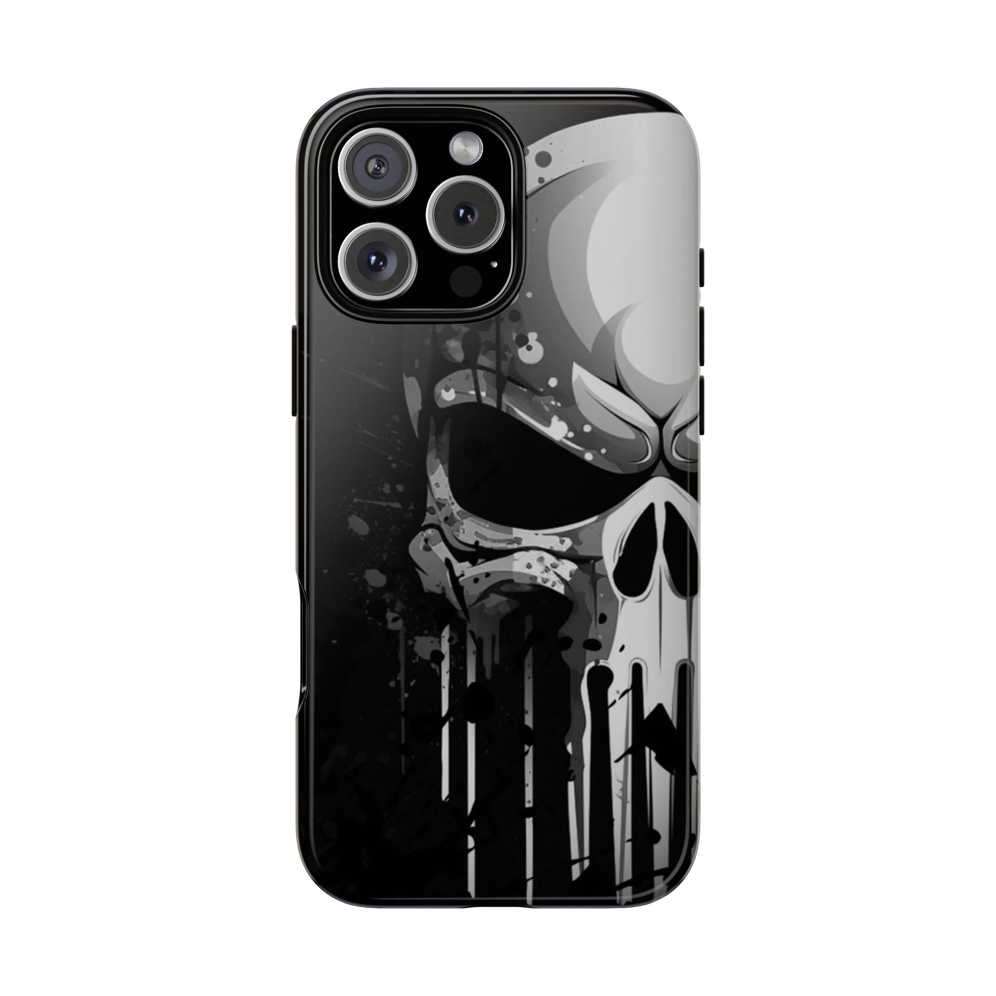 Punisher Skull Tough Cases for iPhones, Samsung, and Pixel