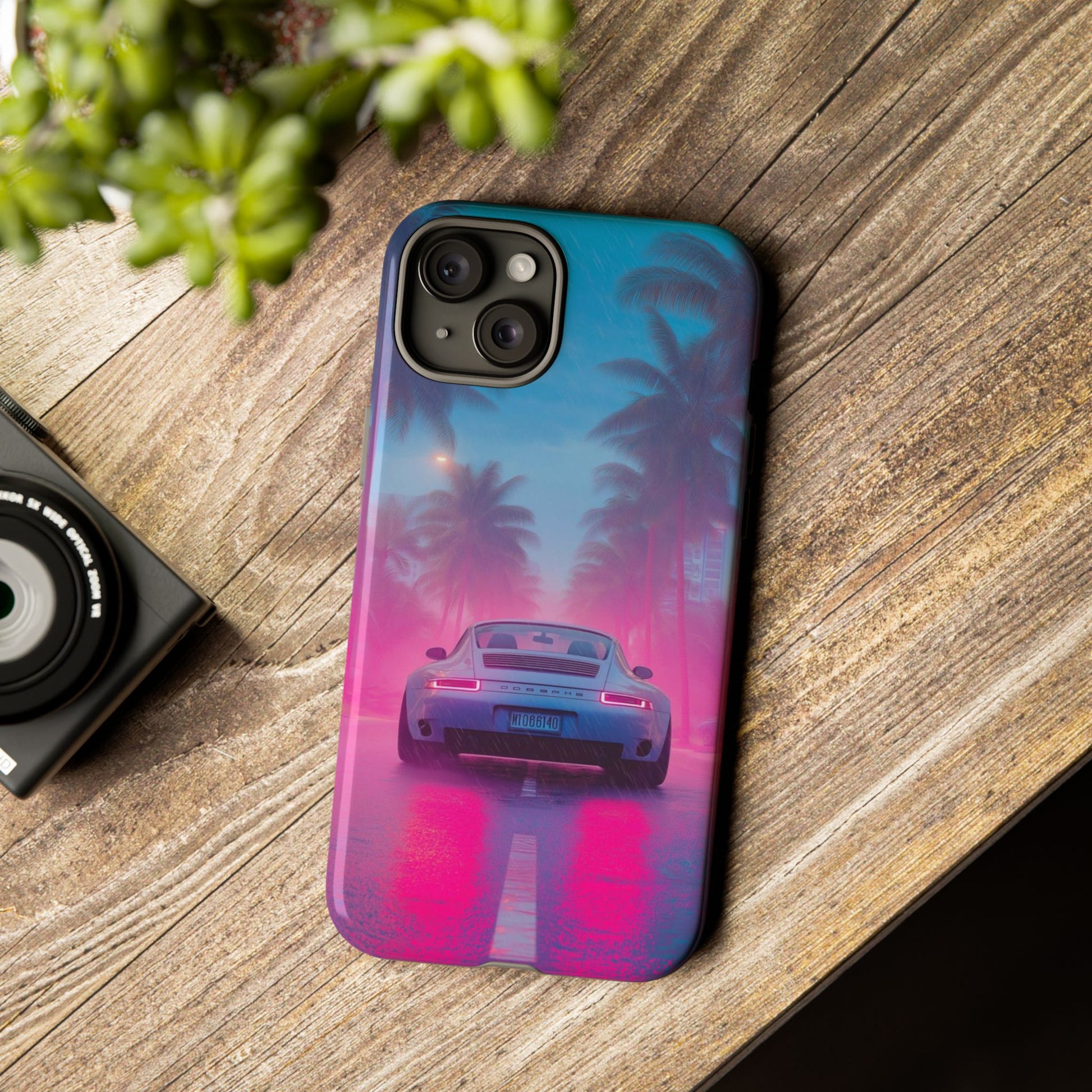 Miami Vice Porsche Phone Case for iPhone, Samsung Galaxy, & Pixel Phones