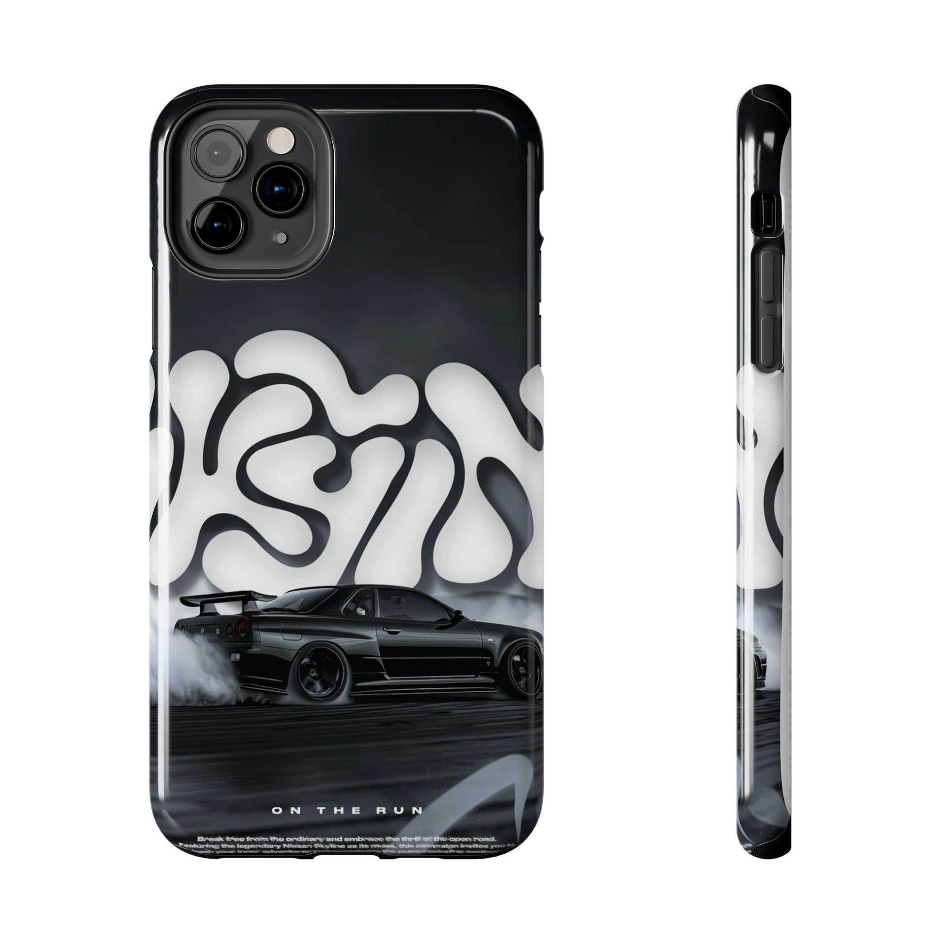 Drifting Skyline Racing Car Theme Phone Case for iPhone & Samsung Galaxy Phones