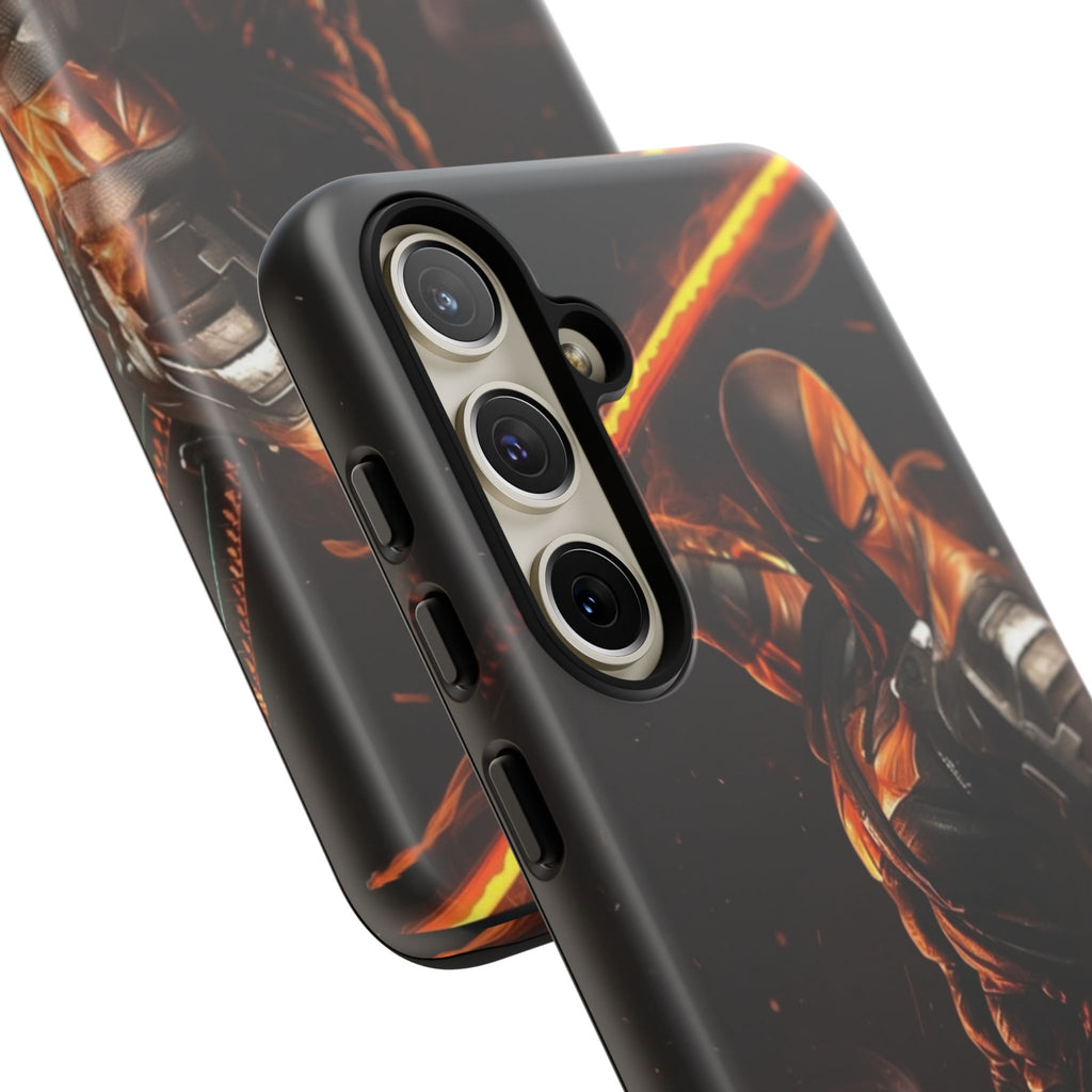 DC Comics Death Stroke Tough Cases for iPhones, Samsung, and Pixel