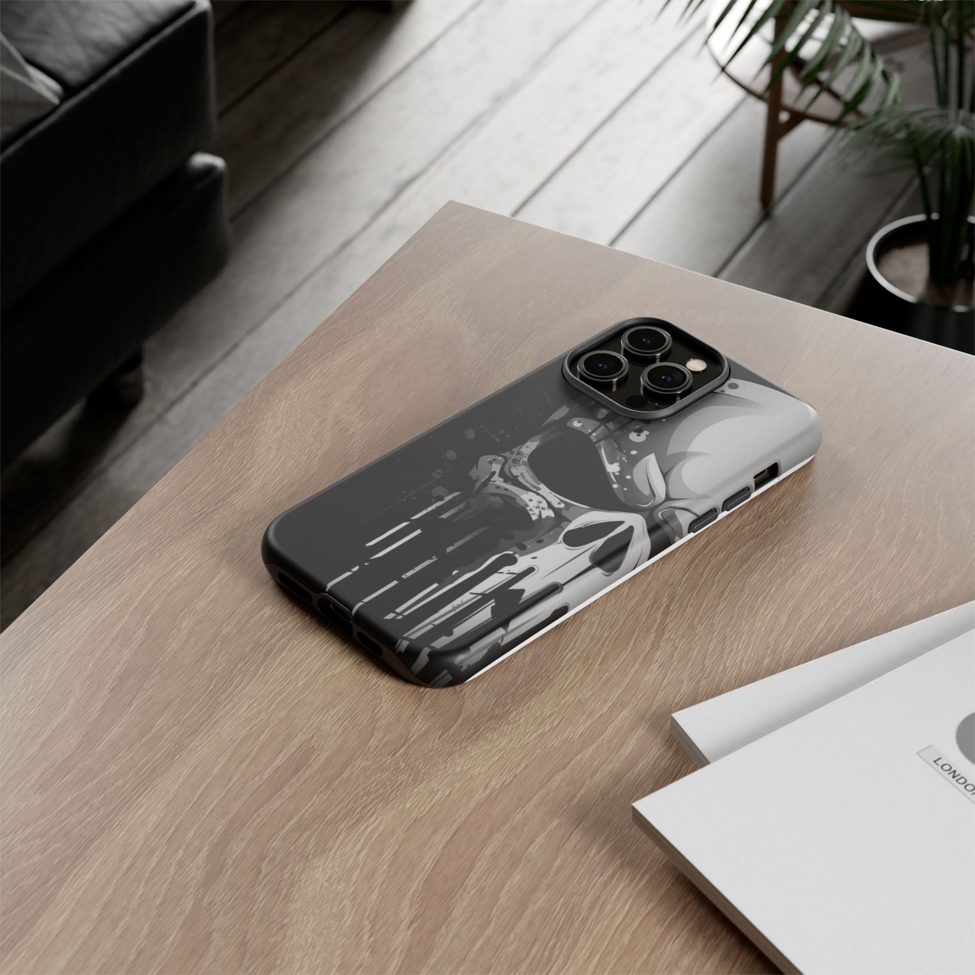 Punisher Skull Tough Cases for iPhones, Samsung, and Pixel