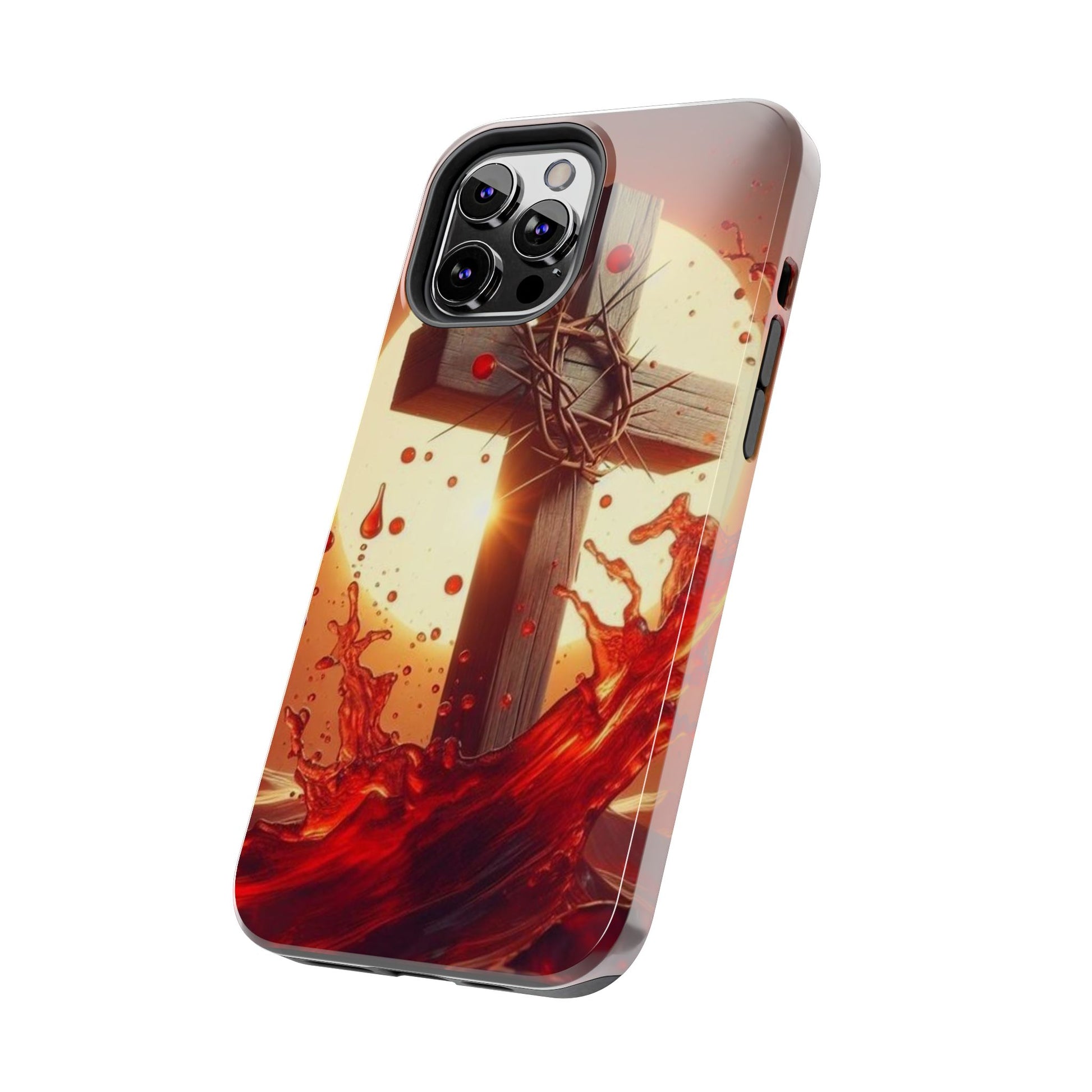 Blood of Christ Christian Theme Phone Cases for iPhones & Samsung Phones