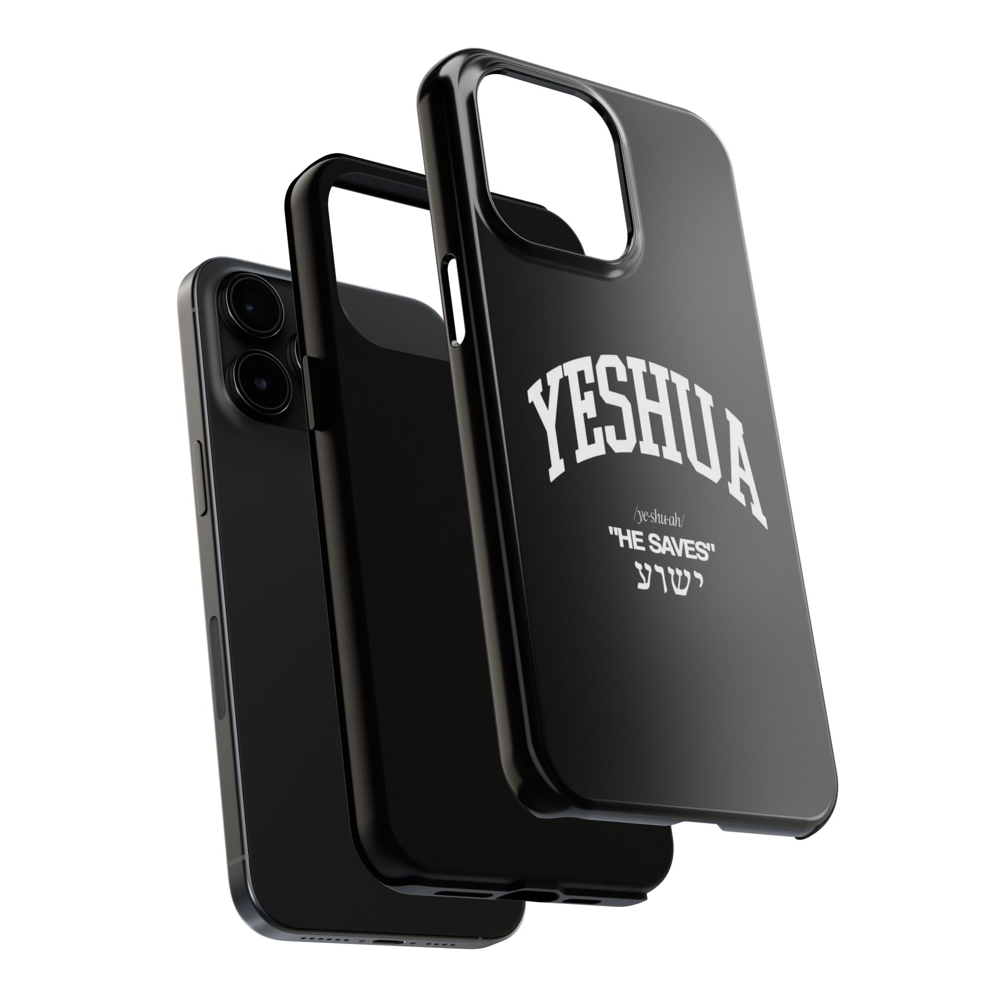 Yeshua He Saves Christian Theme Phone Cases for iPhones & Samsung Phones