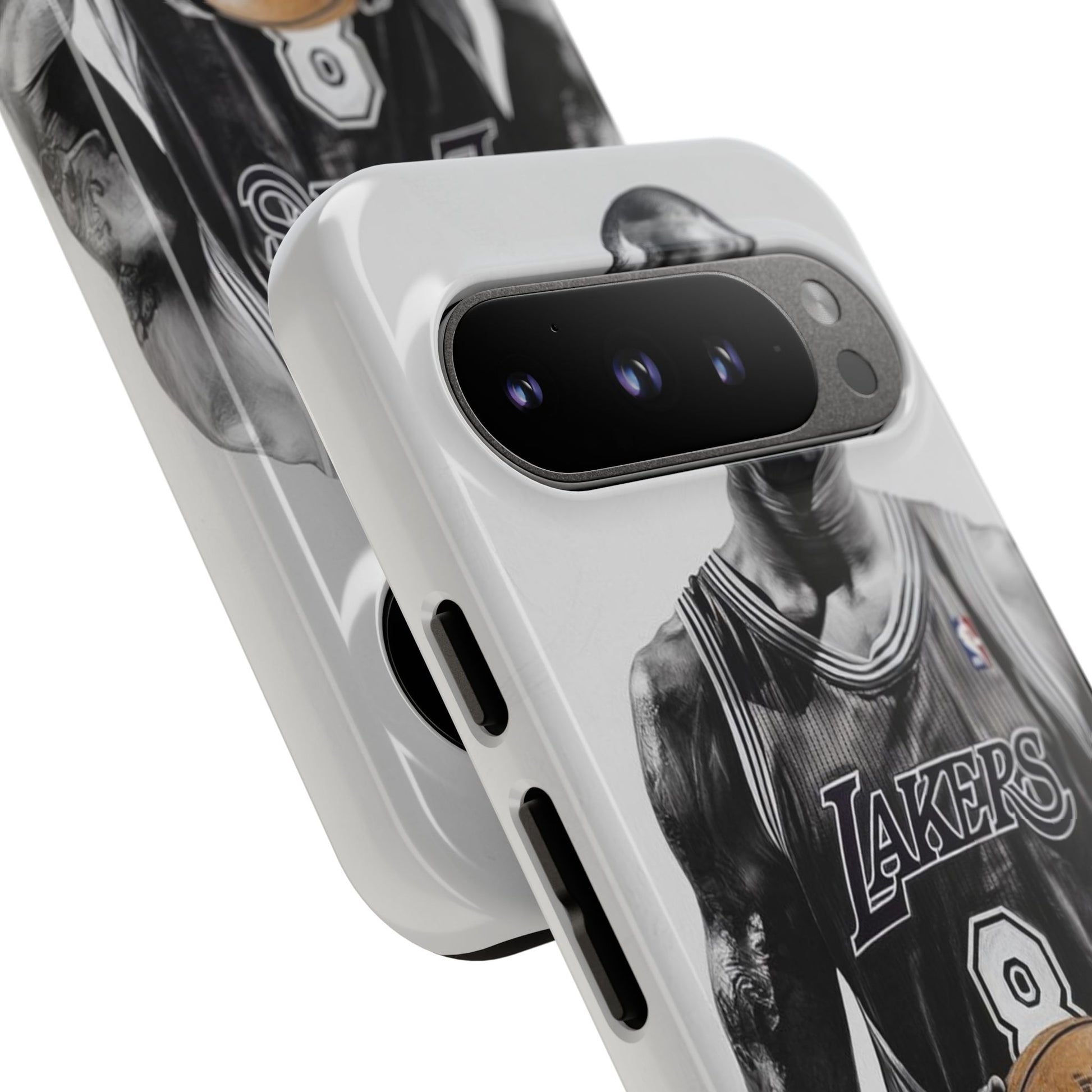 Kobe Basketball Art Tough Cases for iPhones, Samsung, and Pixel