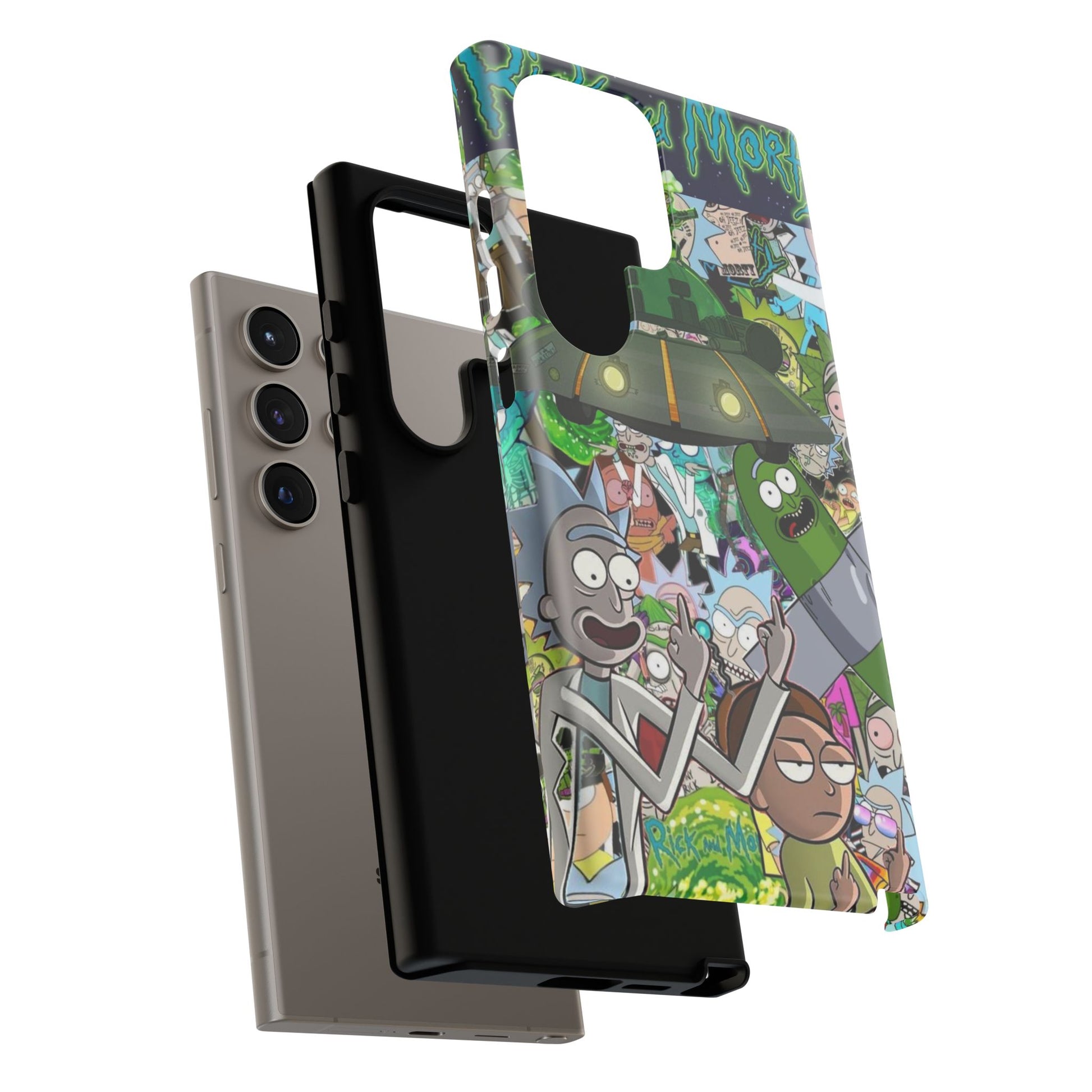 Rick and Morty Phone Case, Tough Cases for iPhones, Samsung, and Pixel