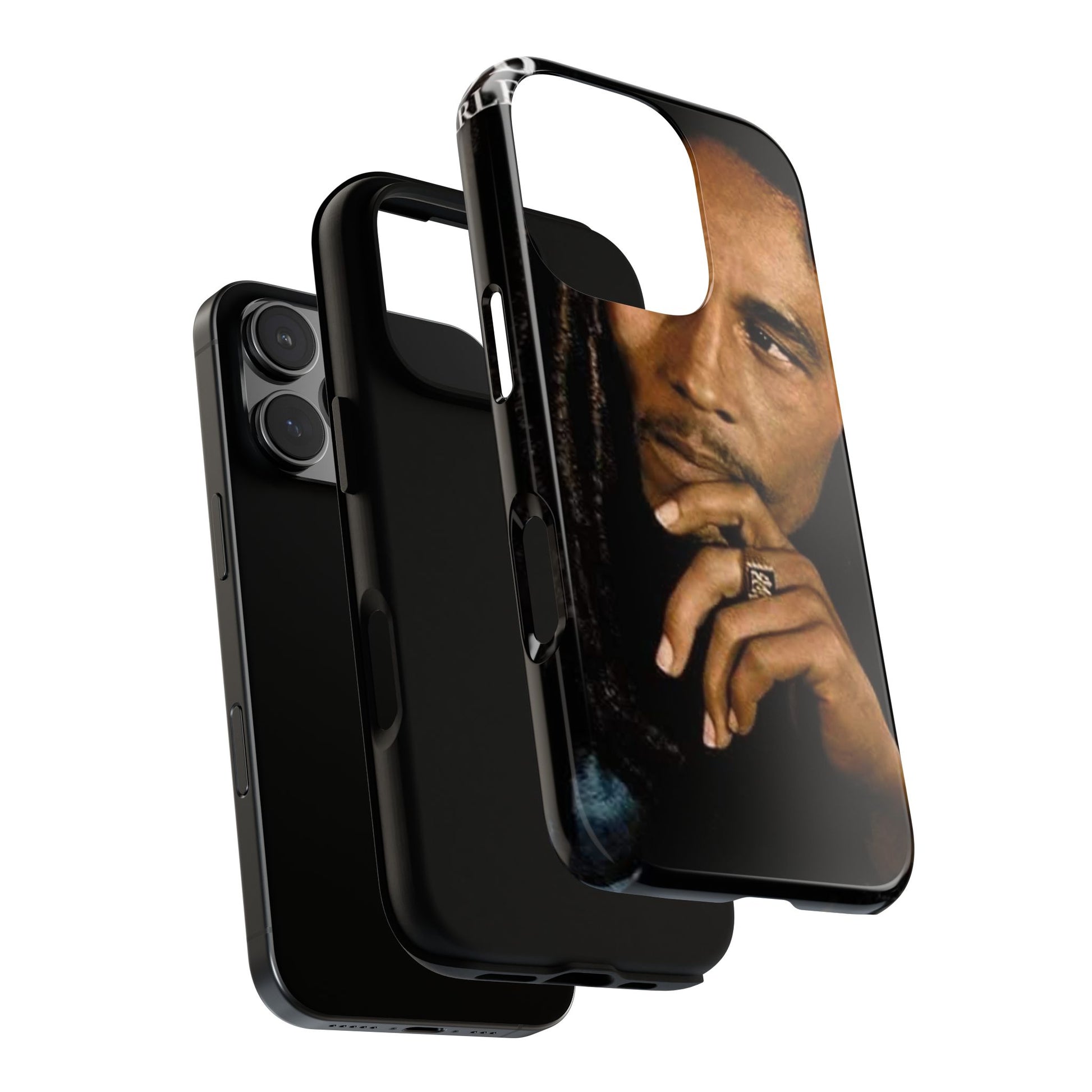 Marley Reggae Tough Cases for iPhones, Samsung, and Pixel