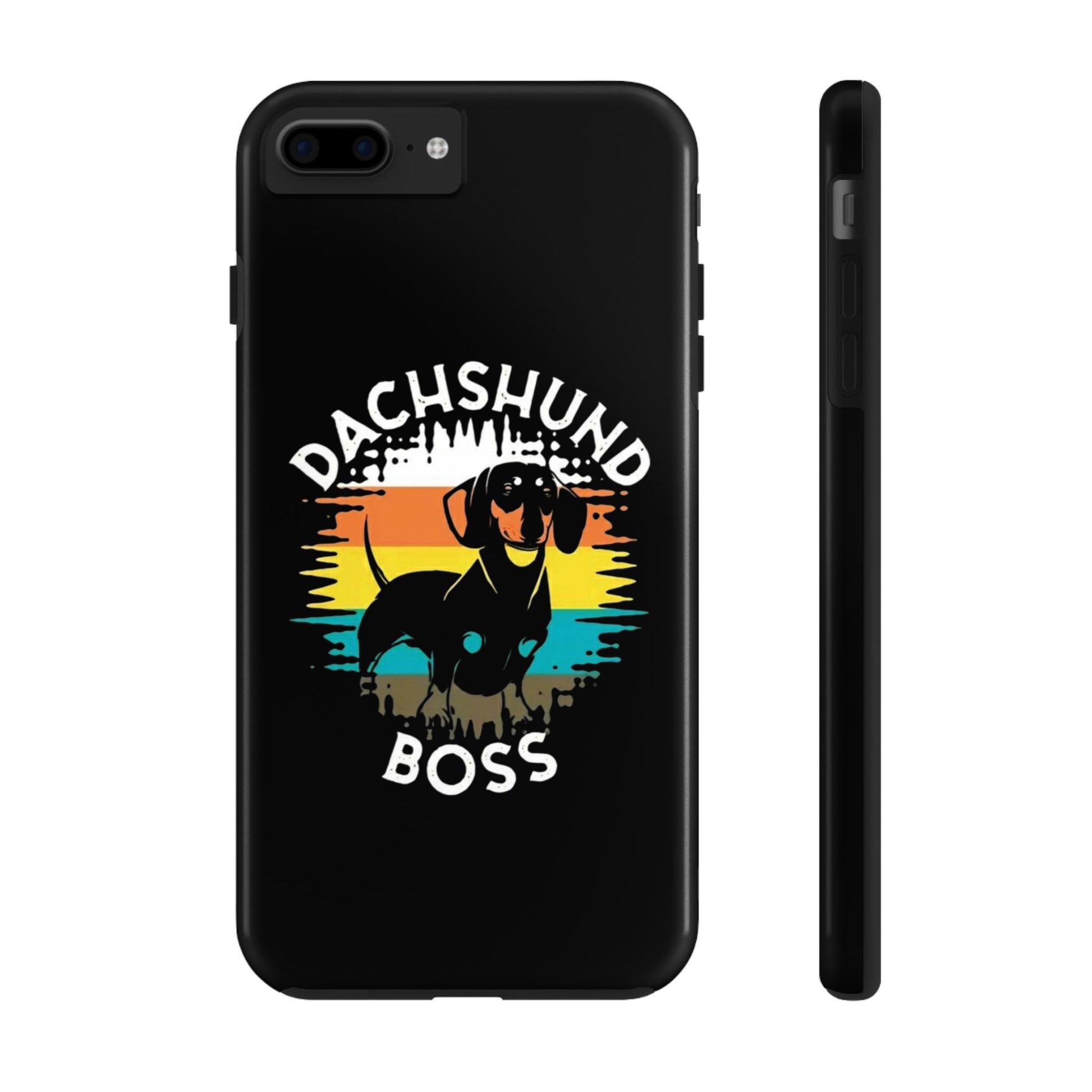 Dachshund Boss Theme Phone Cases for iPhones & Samsung Phones