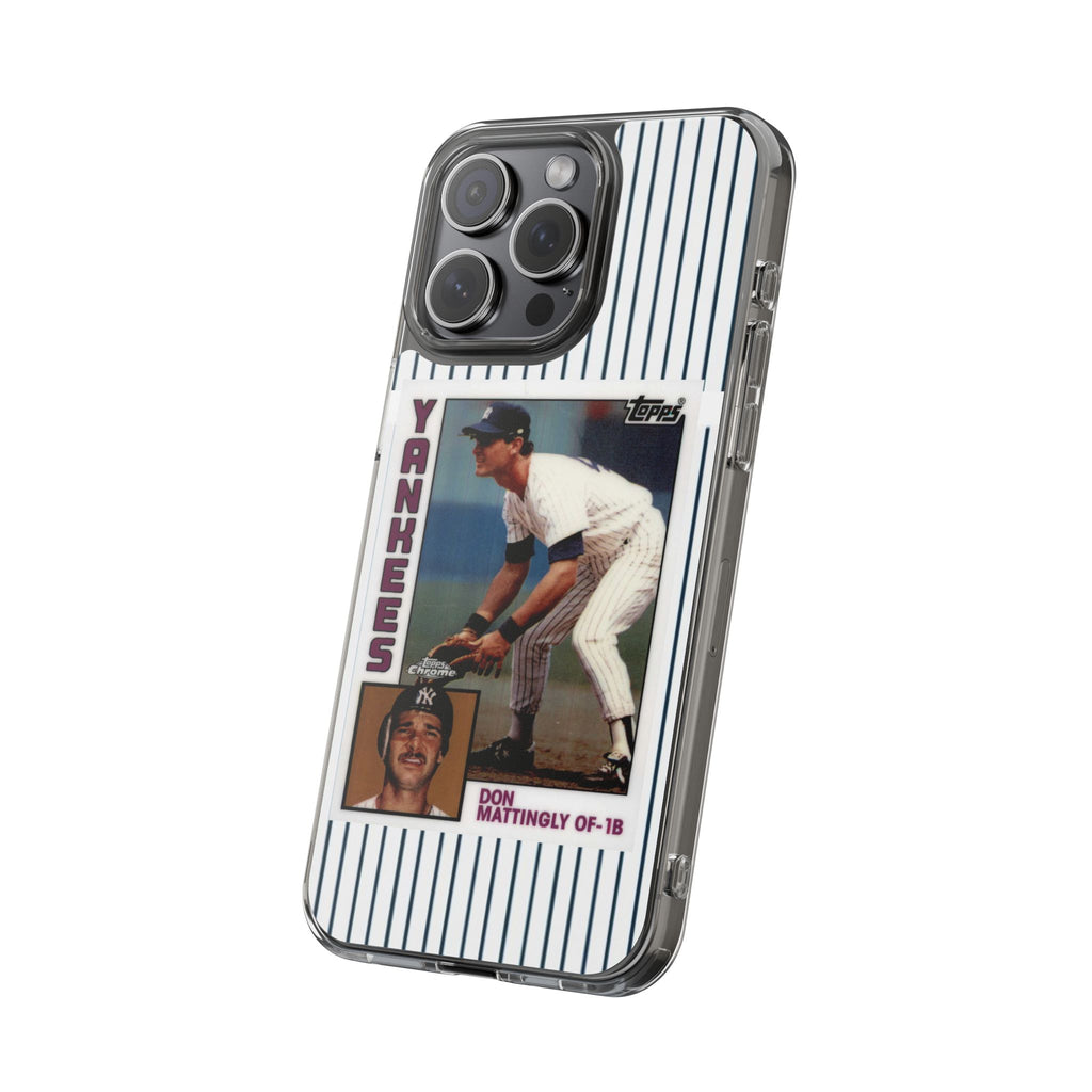 Mattingly Rookie Card Baseball inspired Protective Iphone and Samsung case