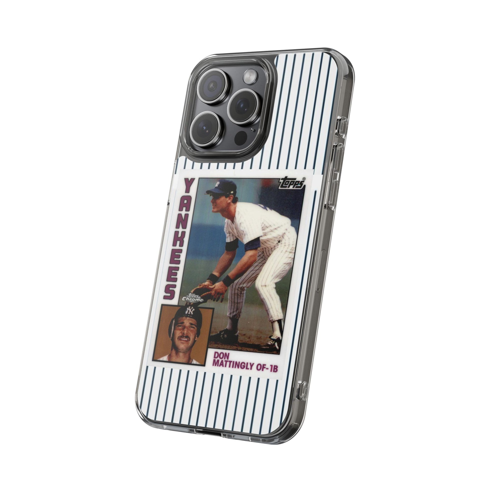 Mattingly Rookie Card Baseball inspired Protective Iphone and Samsung case