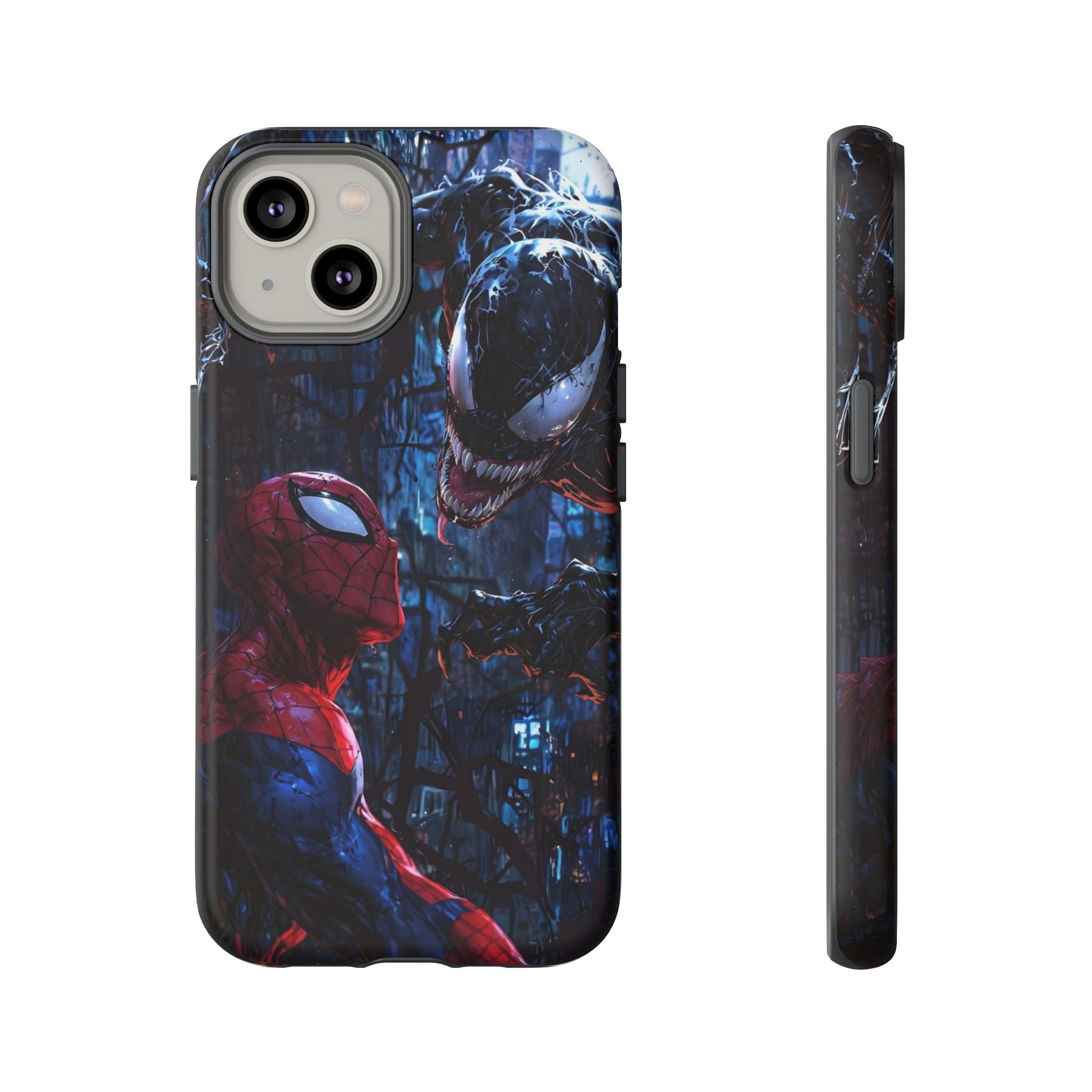 Venom x Spiderman Phone Case, Tough Cases for iPhones, Samsung, and Pixel