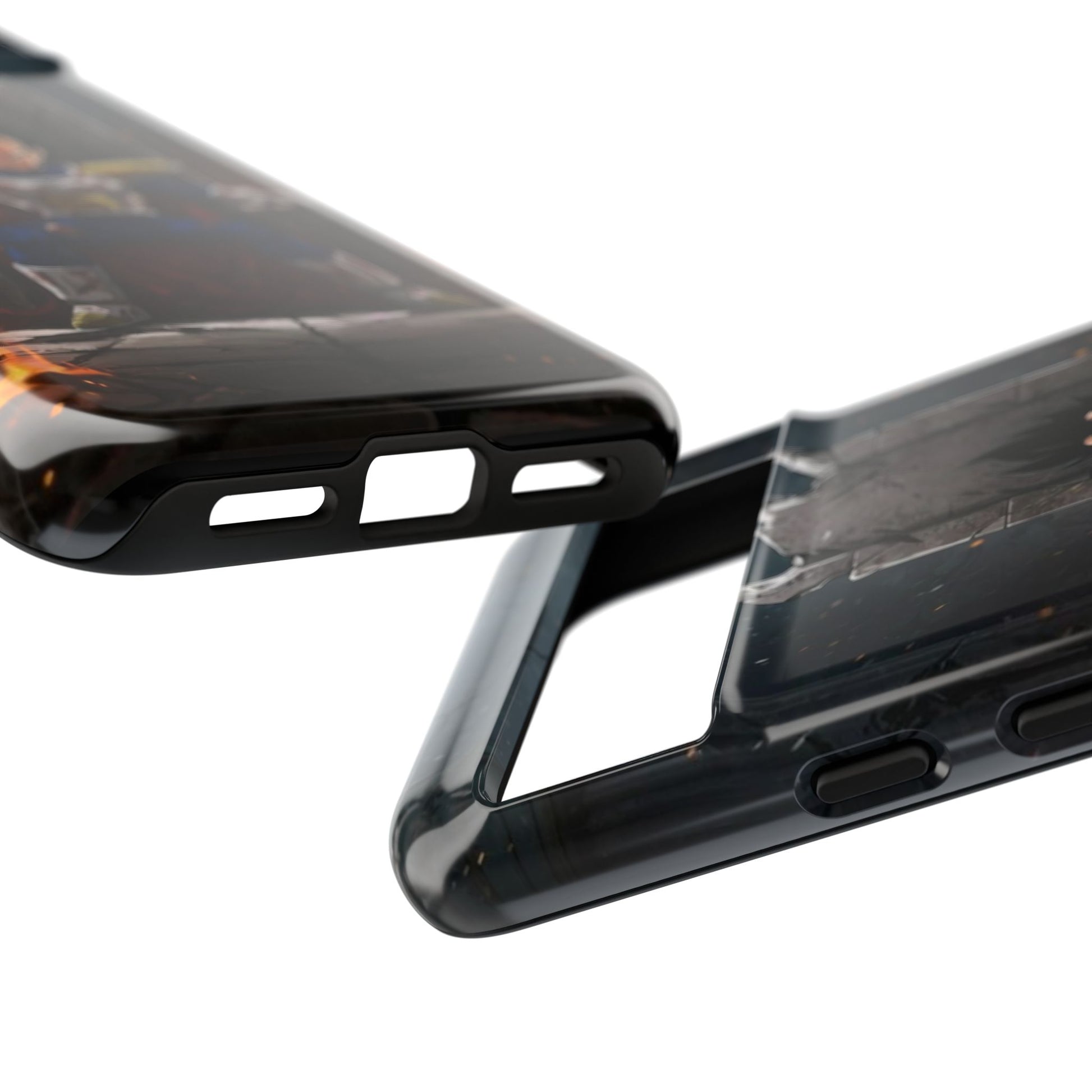 Vegeta on Throne DBZ Theme Tough Cases for iPhones, Samsung, and Pixel