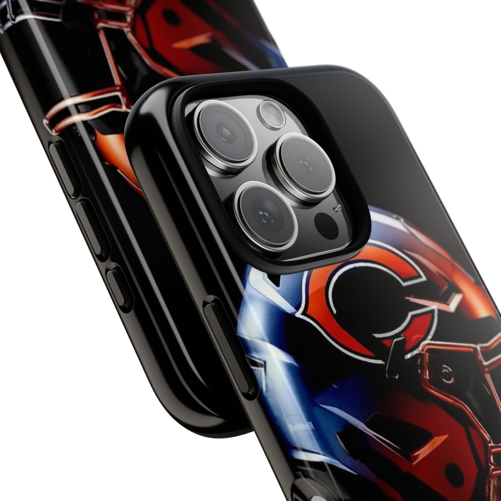 Football Helmet Chicago Bears Phone Case, Tough Cases for iPhones, Samsung, and Pixel
