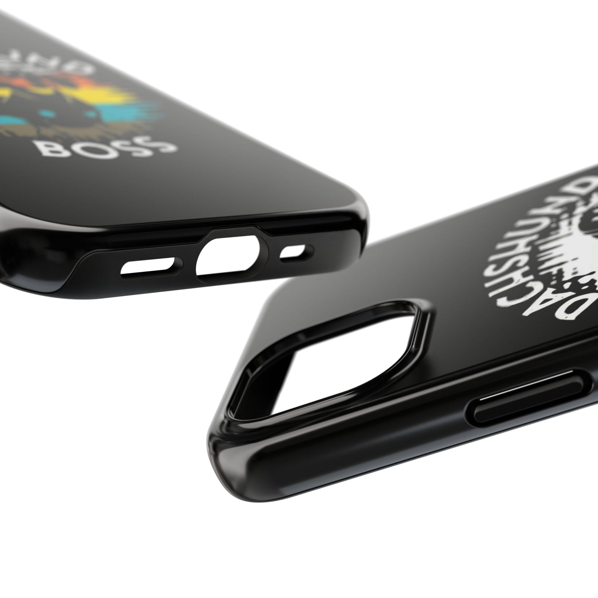 Dachshund Boss Theme Phone Cases for iPhones & Samsung Phones