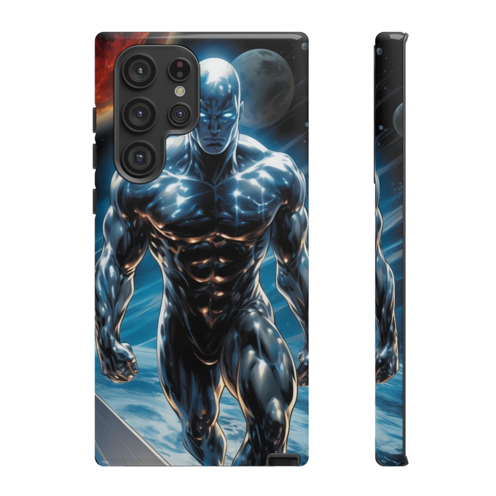 The Silver Surfer Comic Art Phone Case, Tough Cases for iPhones, Samsung, and Pixel