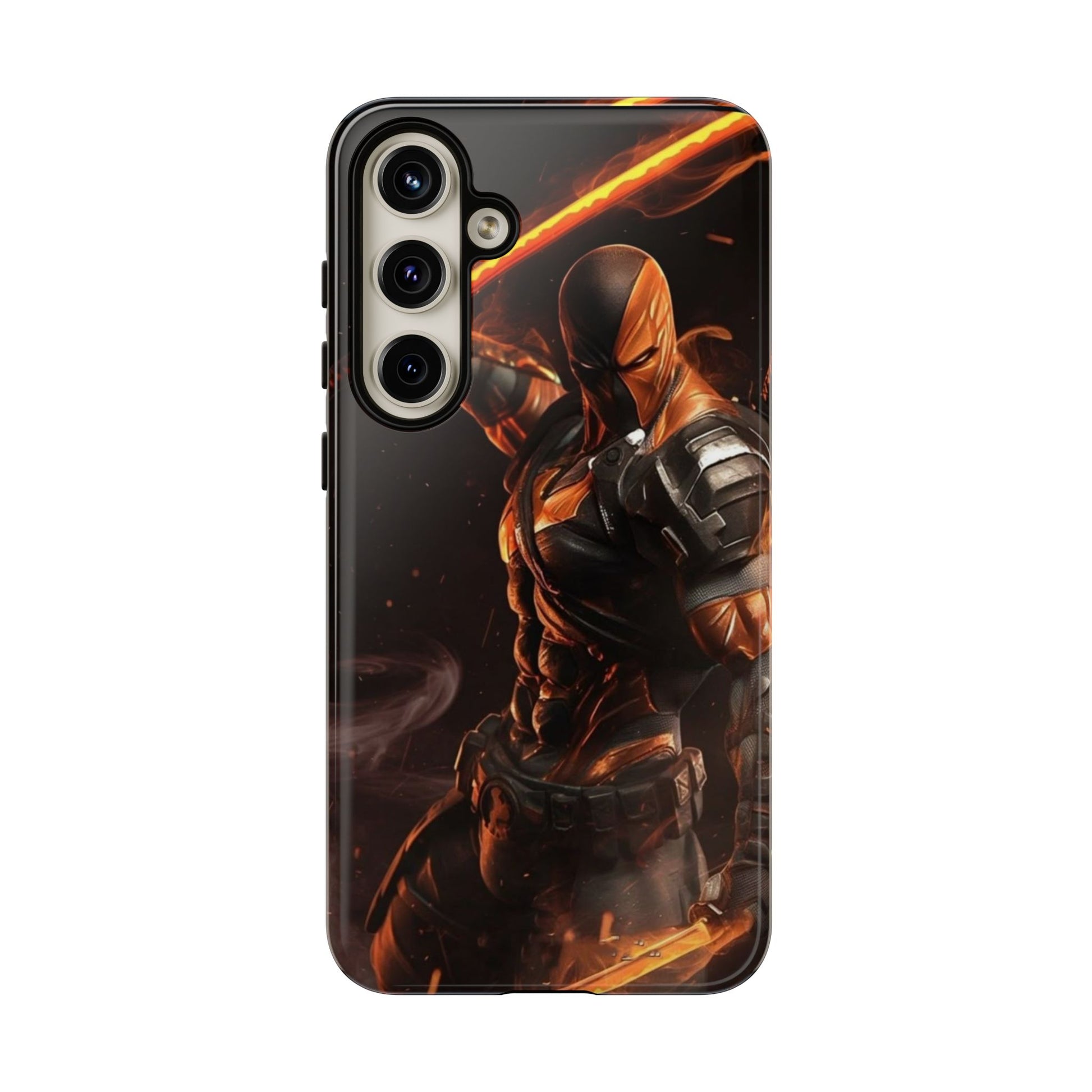 DC Comics Death Stroke Tough Cases for iPhones, Samsung, and Pixel