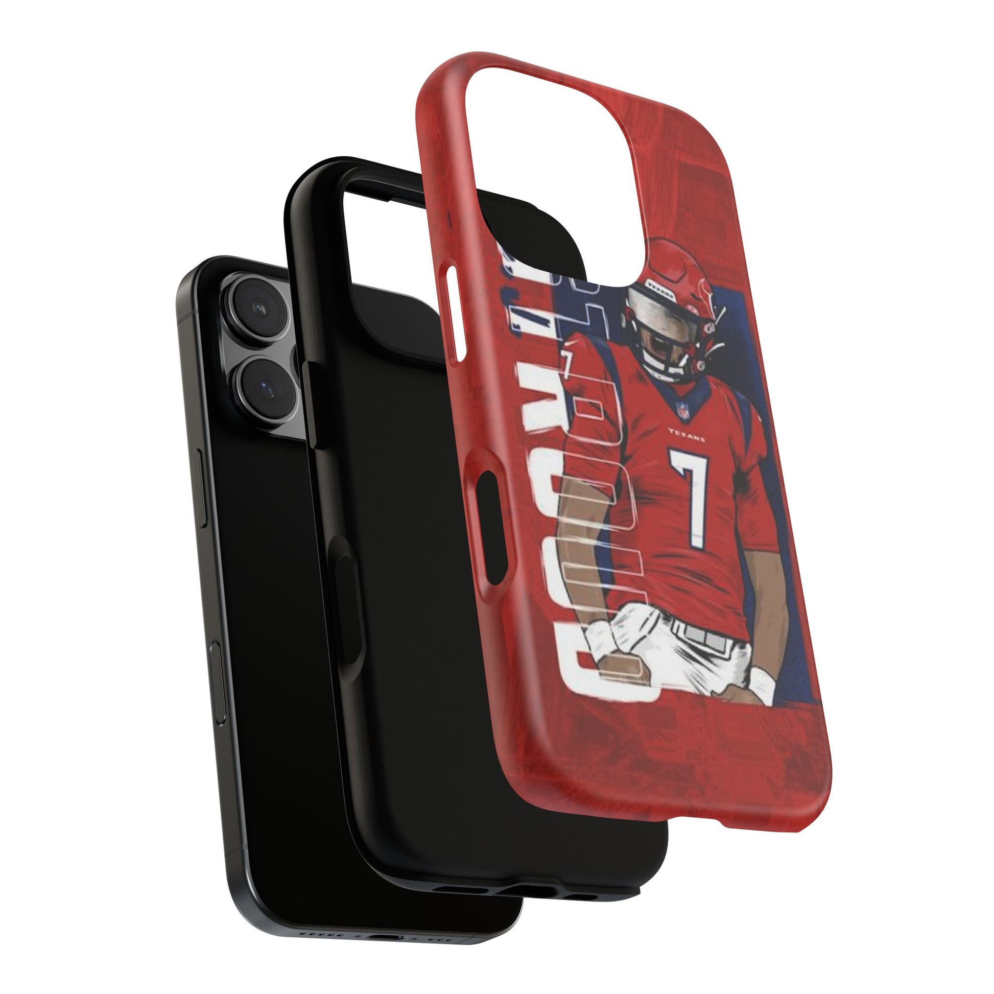 Houston Texans Football CJ Stroud Tough Cases for iPhones, Samsung, and Pixel
