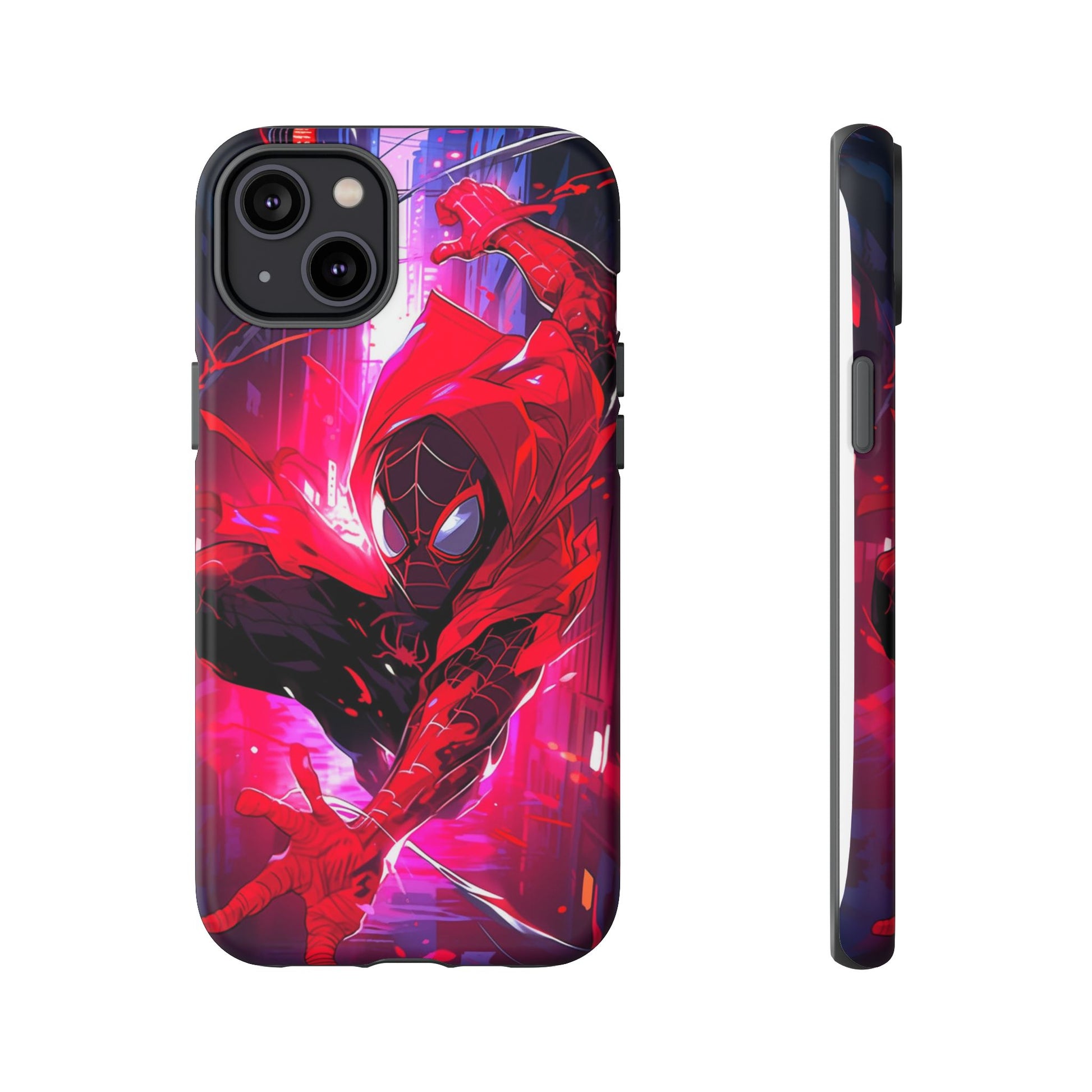 Miles Morales Spiderman Phone Case, Tough Cases for iPhones, Samsung, and Pixel