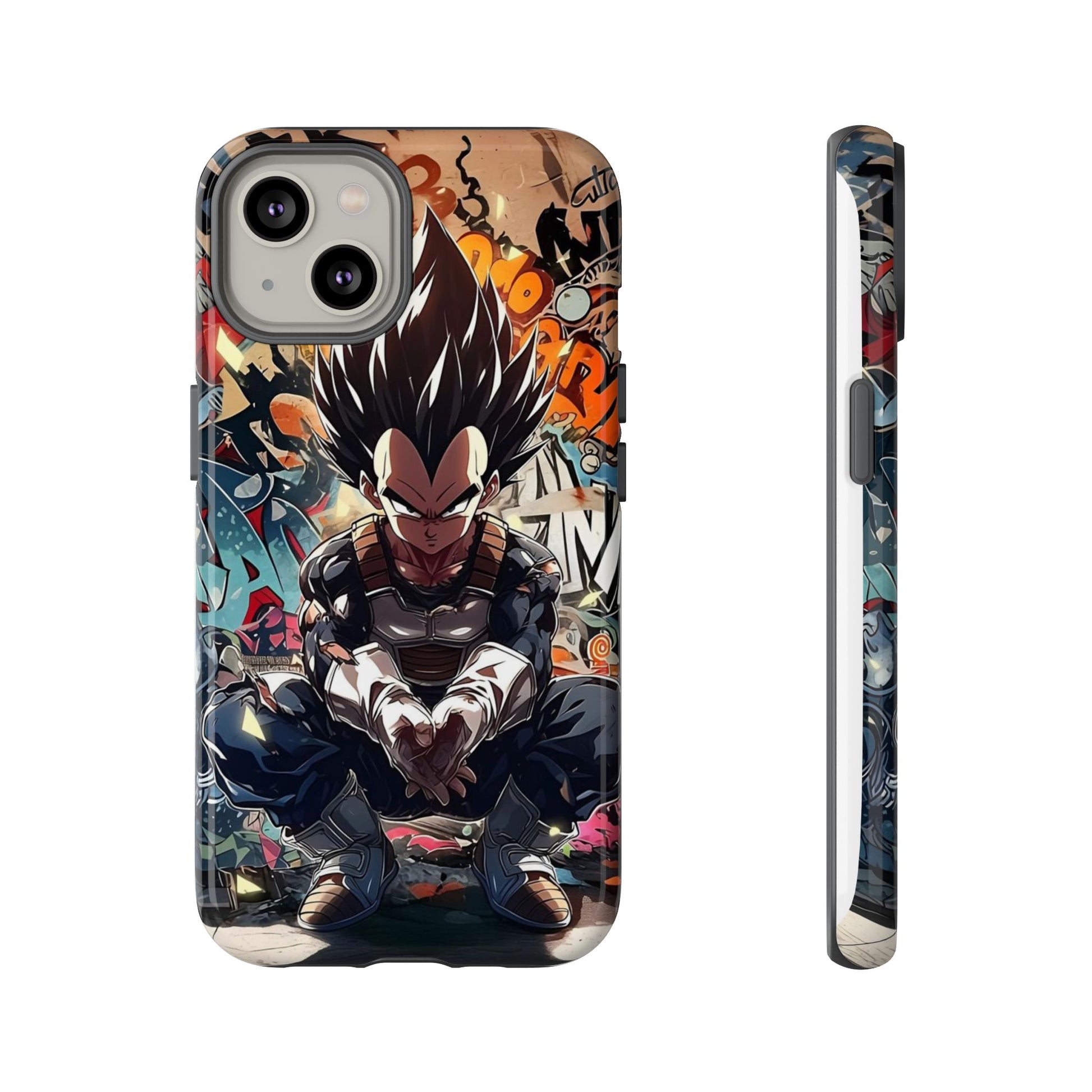 Anime Vegeta Dragon ball Z Tough Cases for iPhones, Samsung, and Pixel