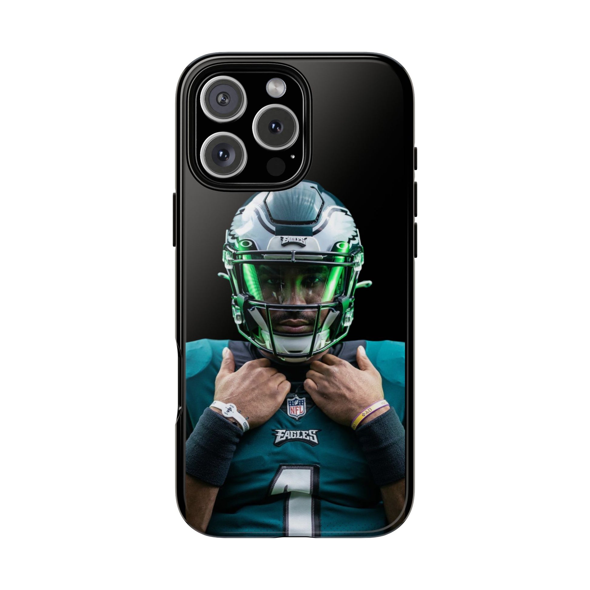 Eagles Football Jalen Hurts Tough Cases for iPhones, Samsung, and Pixel