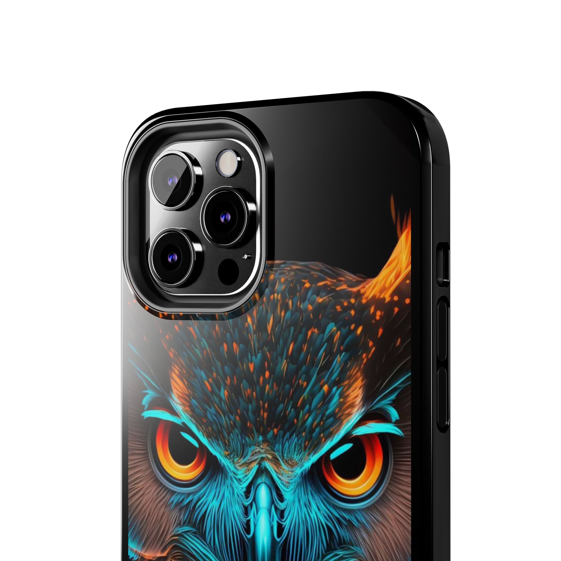 Neon Owl Theme Phone Cases for iPhones & Samsung Phones