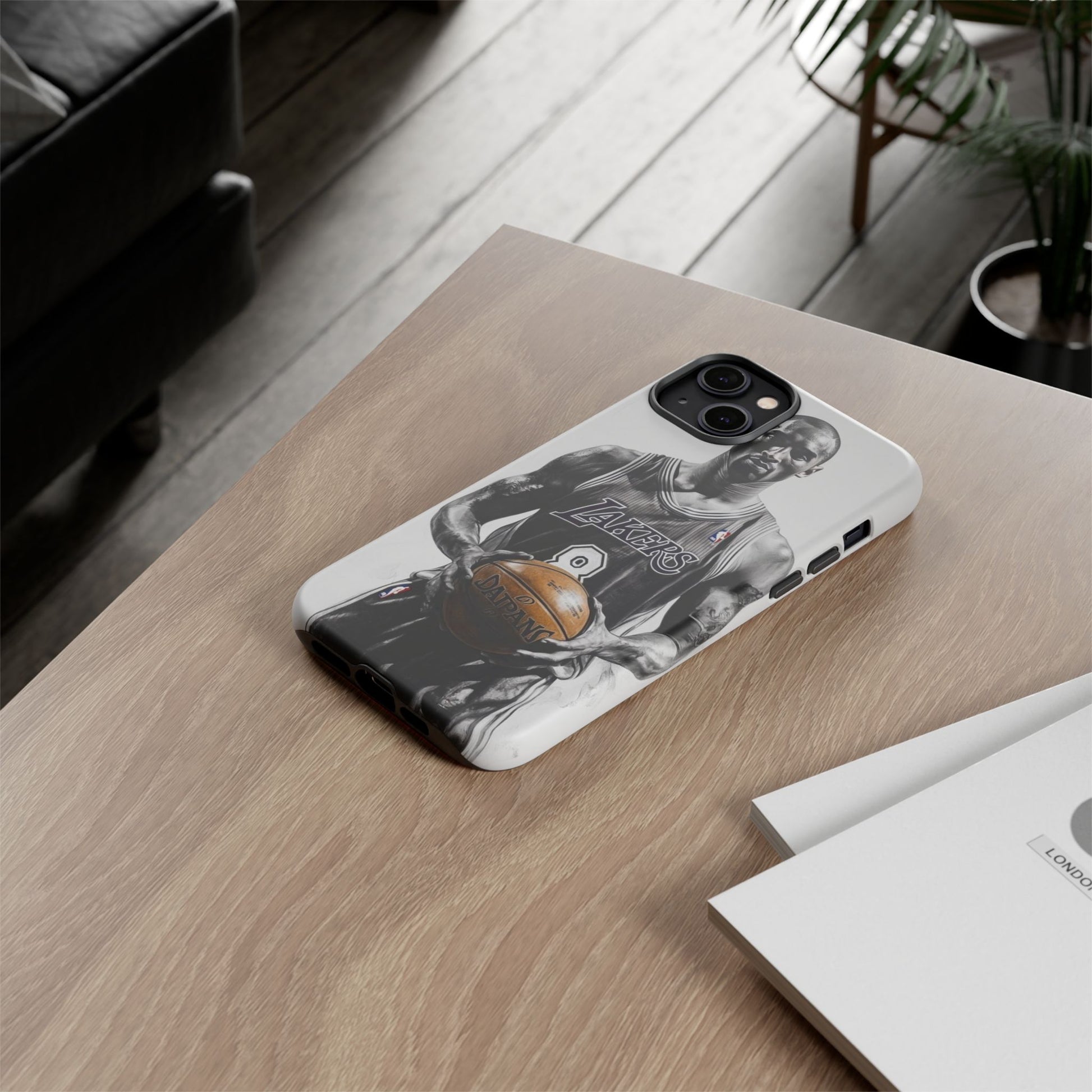 Kobe Basketball Art Tough Cases for iPhones, Samsung, and Pixel