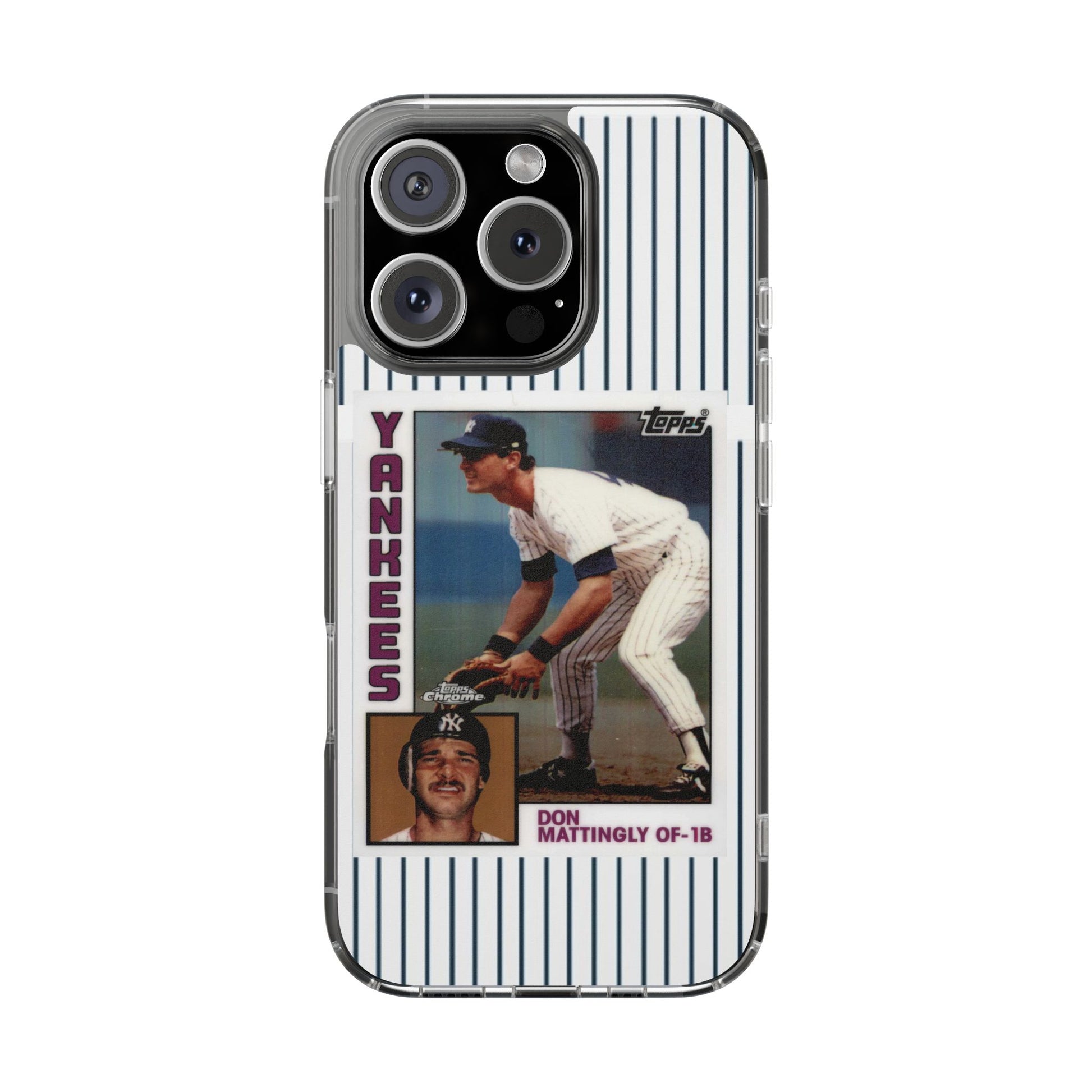 Mattingly Rookie Card Baseball inspired Protective Iphone and Samsung case